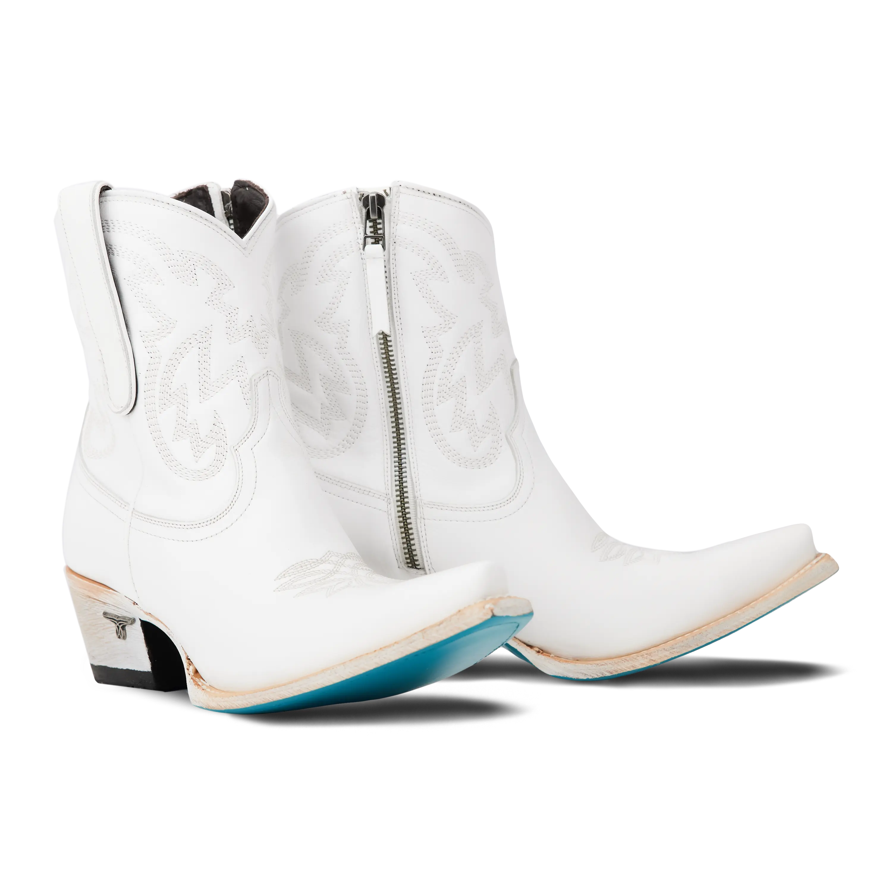 Smokeshow Bootie - Matte White Ladies Bootie Matte White Western Fashion by Lane