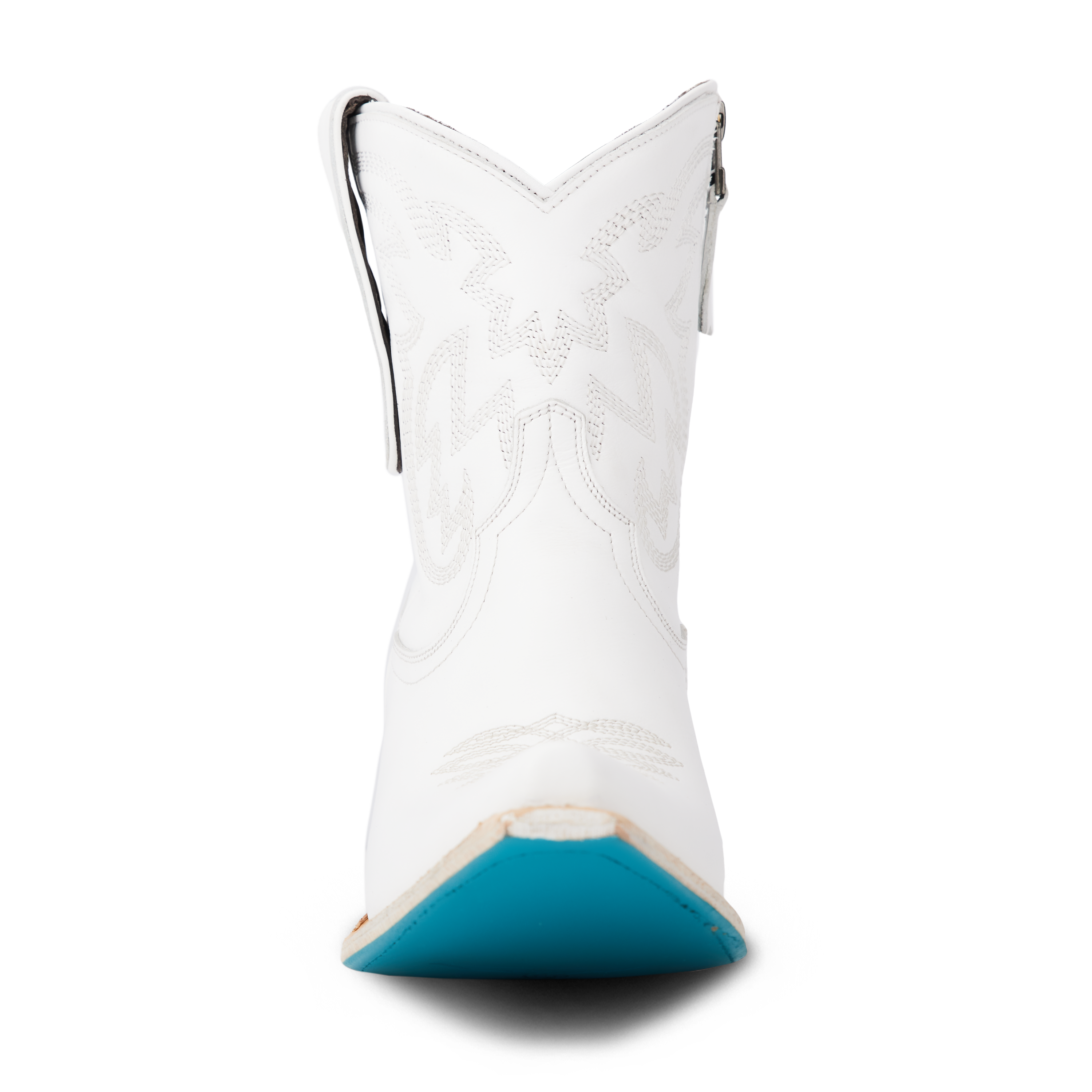 Smokeshow Bootie - Matte White Ladies Bootie Western Fashion by Lane