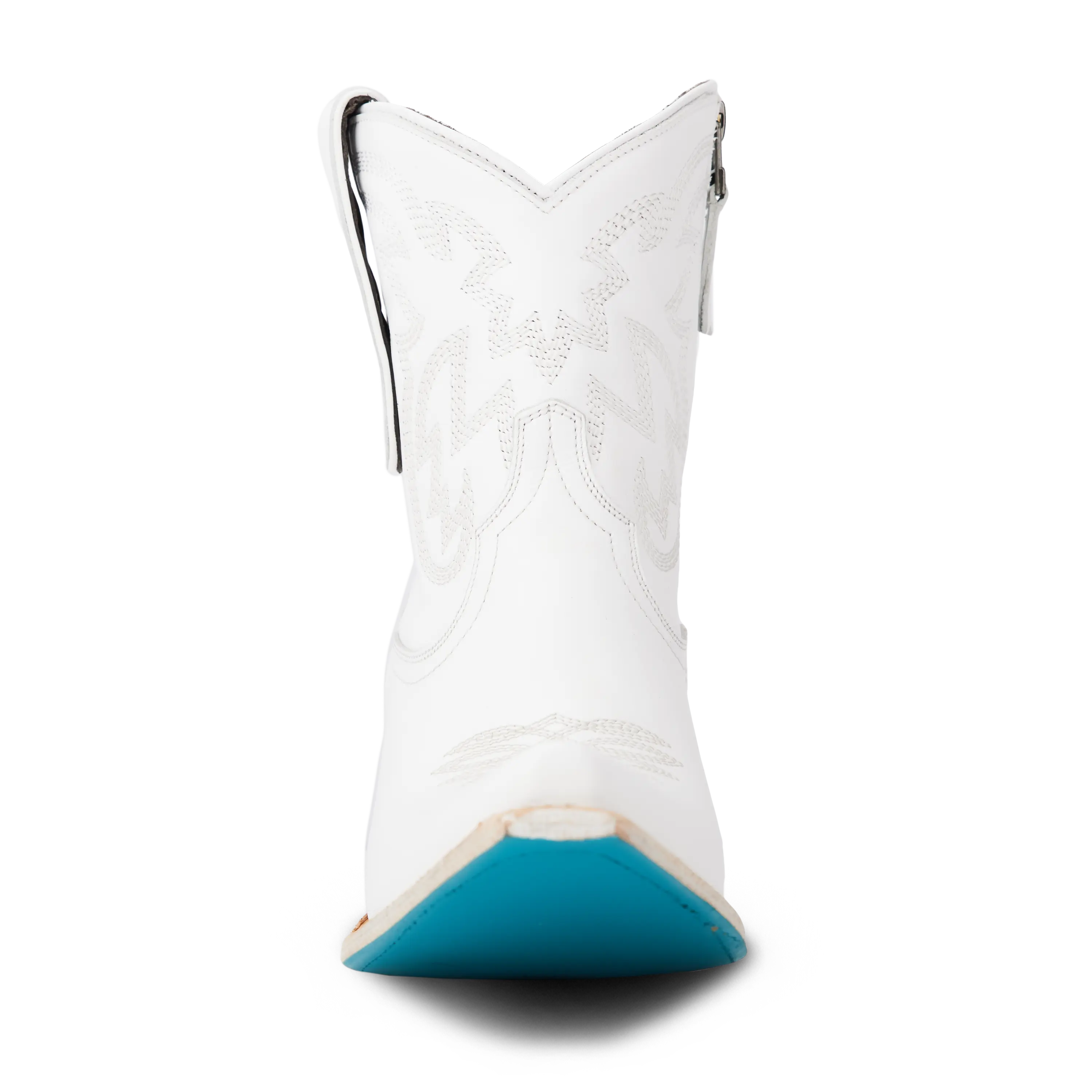 Smokeshow Bootie - Matte White Ladies Bootie Western Fashion by Lane