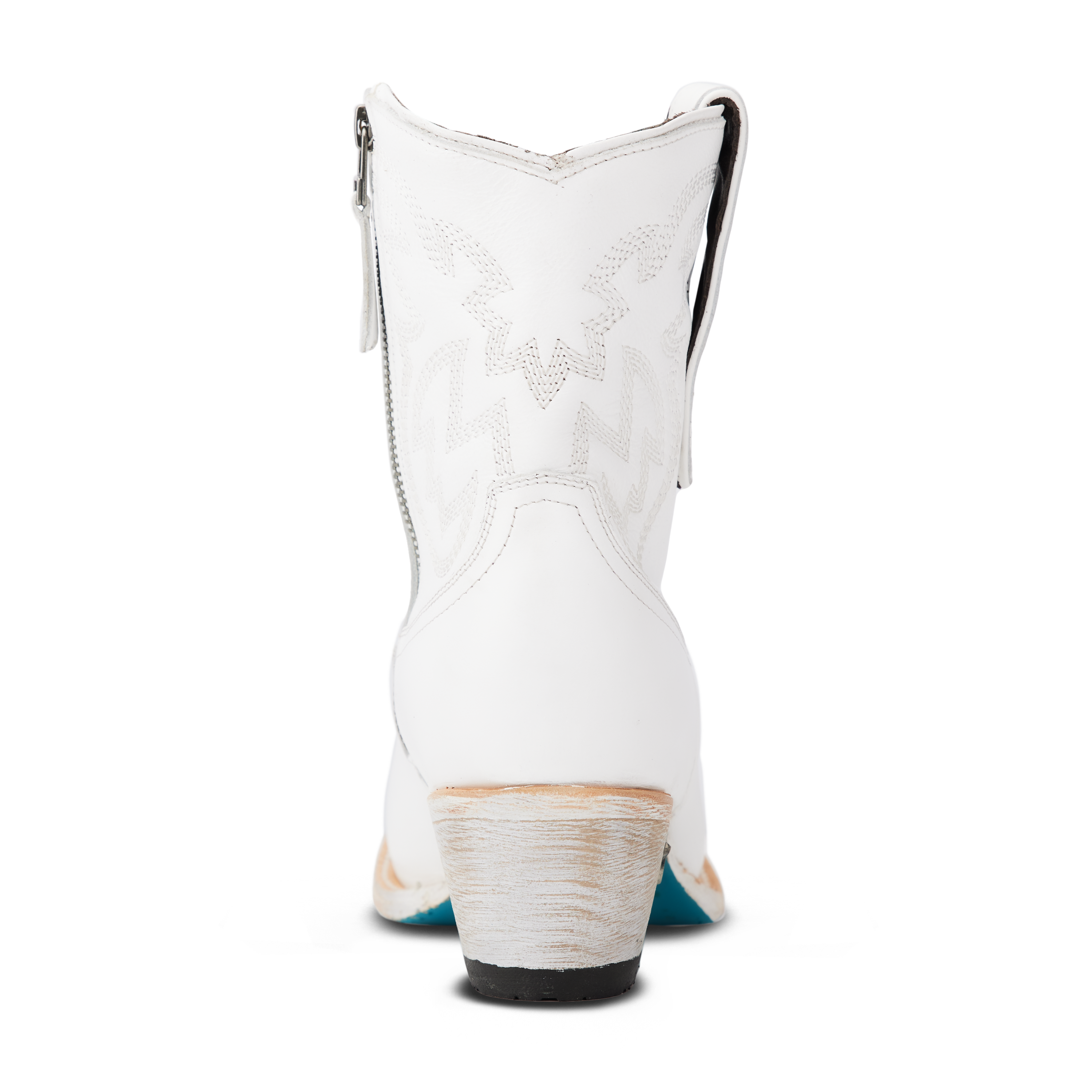 Smokeshow Bootie - Matte White Ladies Bootie Western Fashion by Lane