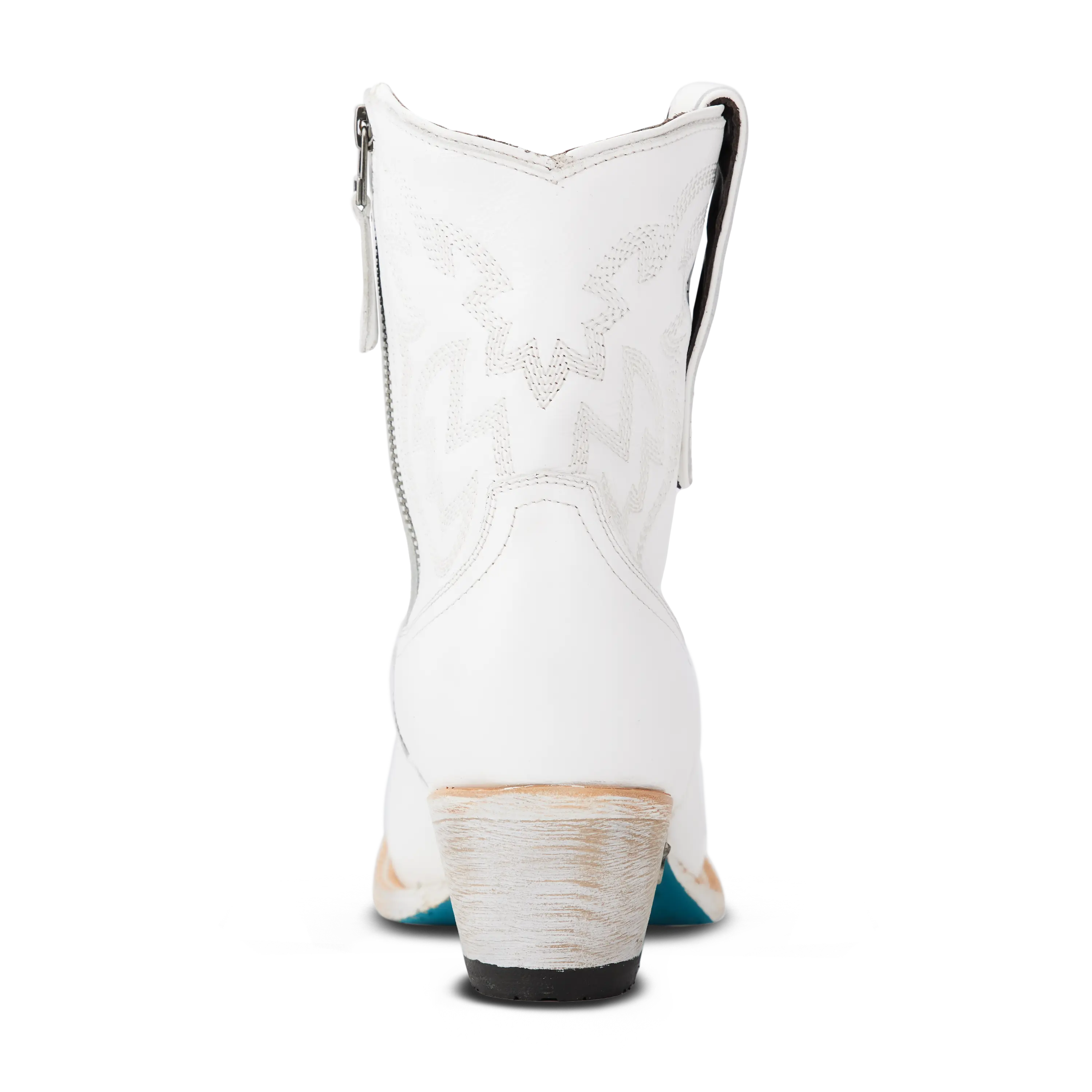 Smokeshow Bootie - Matte White Ladies Bootie Western Fashion by Lane