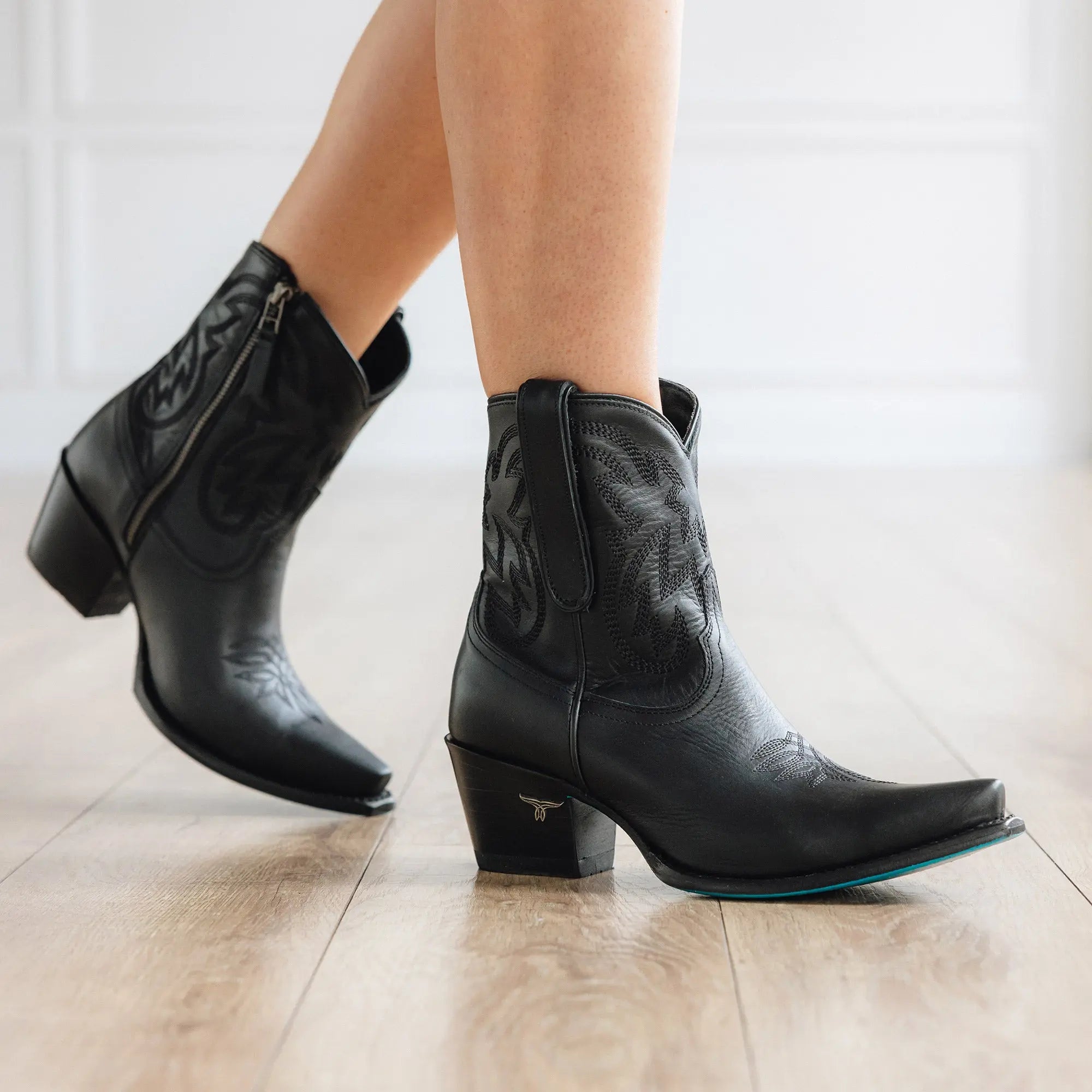 Smokeshow Bootie - Jet Black Ladies Bootie Western Fashion by Lane