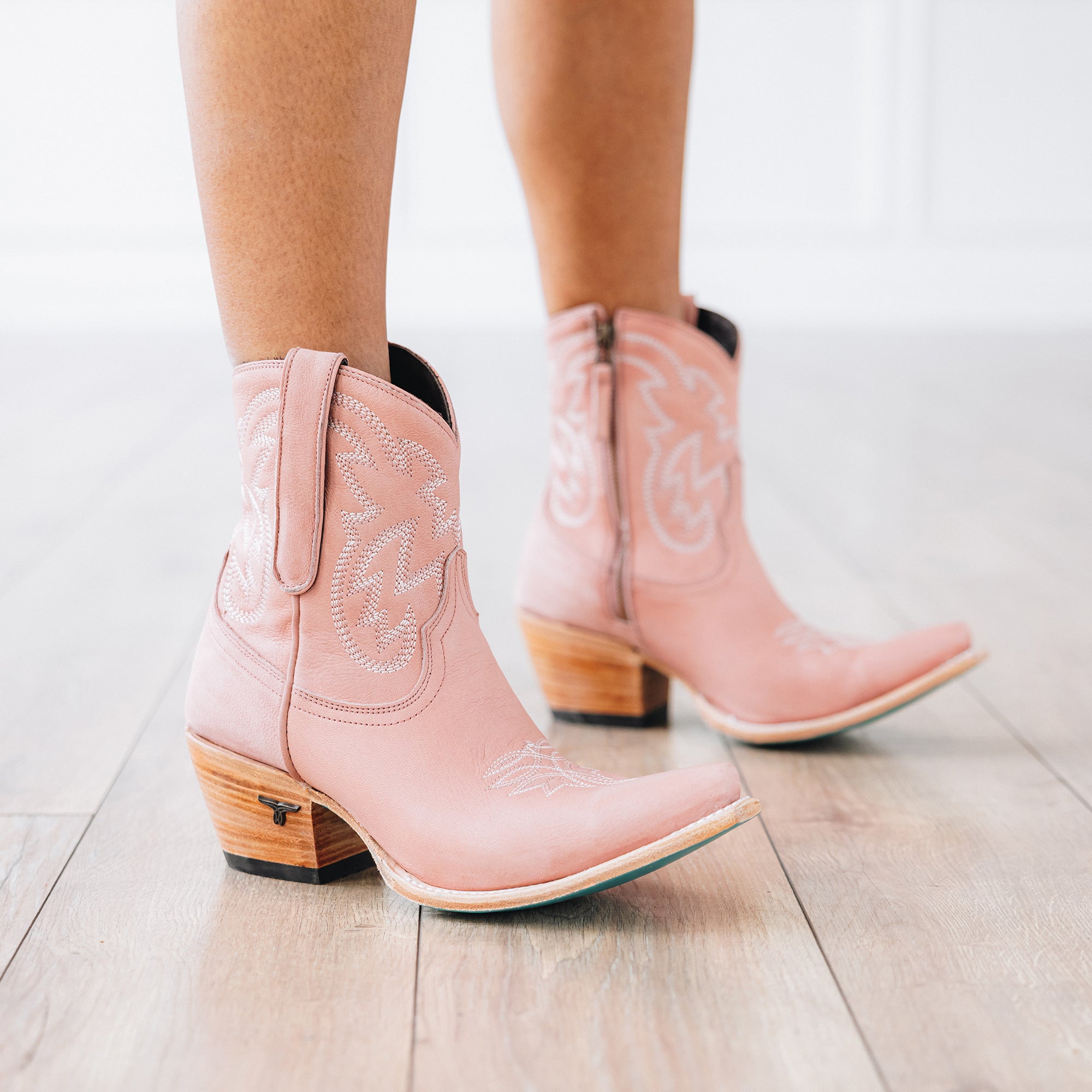 Smokeshow Bootie - Blush Ladies Bootie Western Fashion by Lane