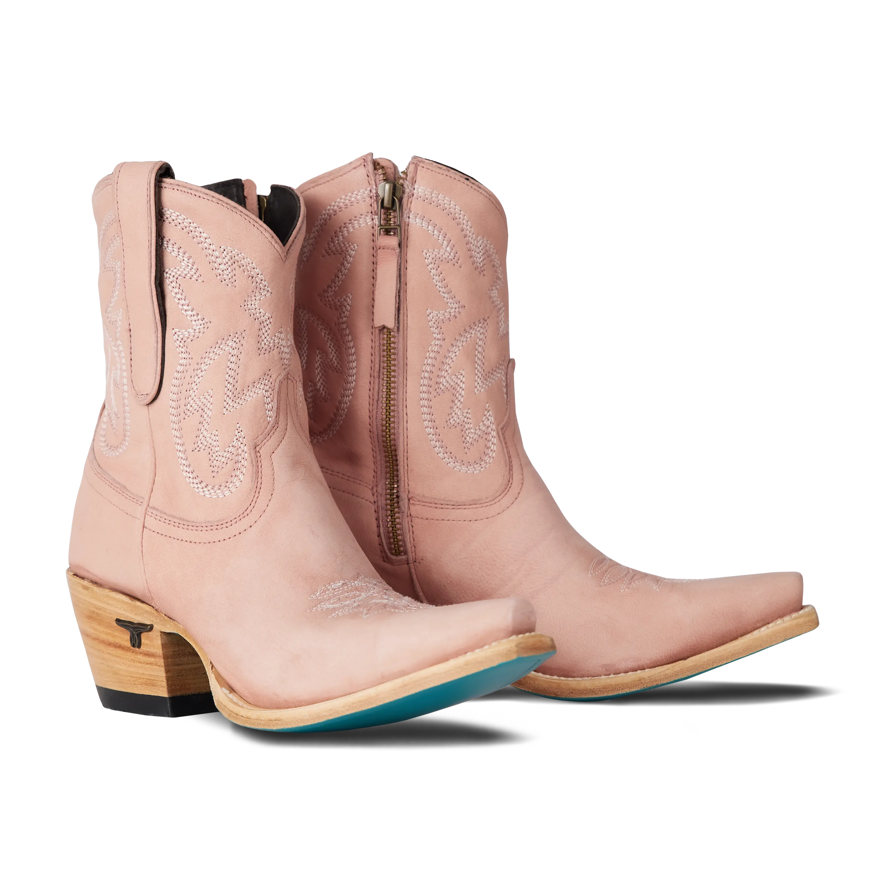 Smokeshow Bootie - Blush Ladies Bootie Blush Western Fashion by Lane