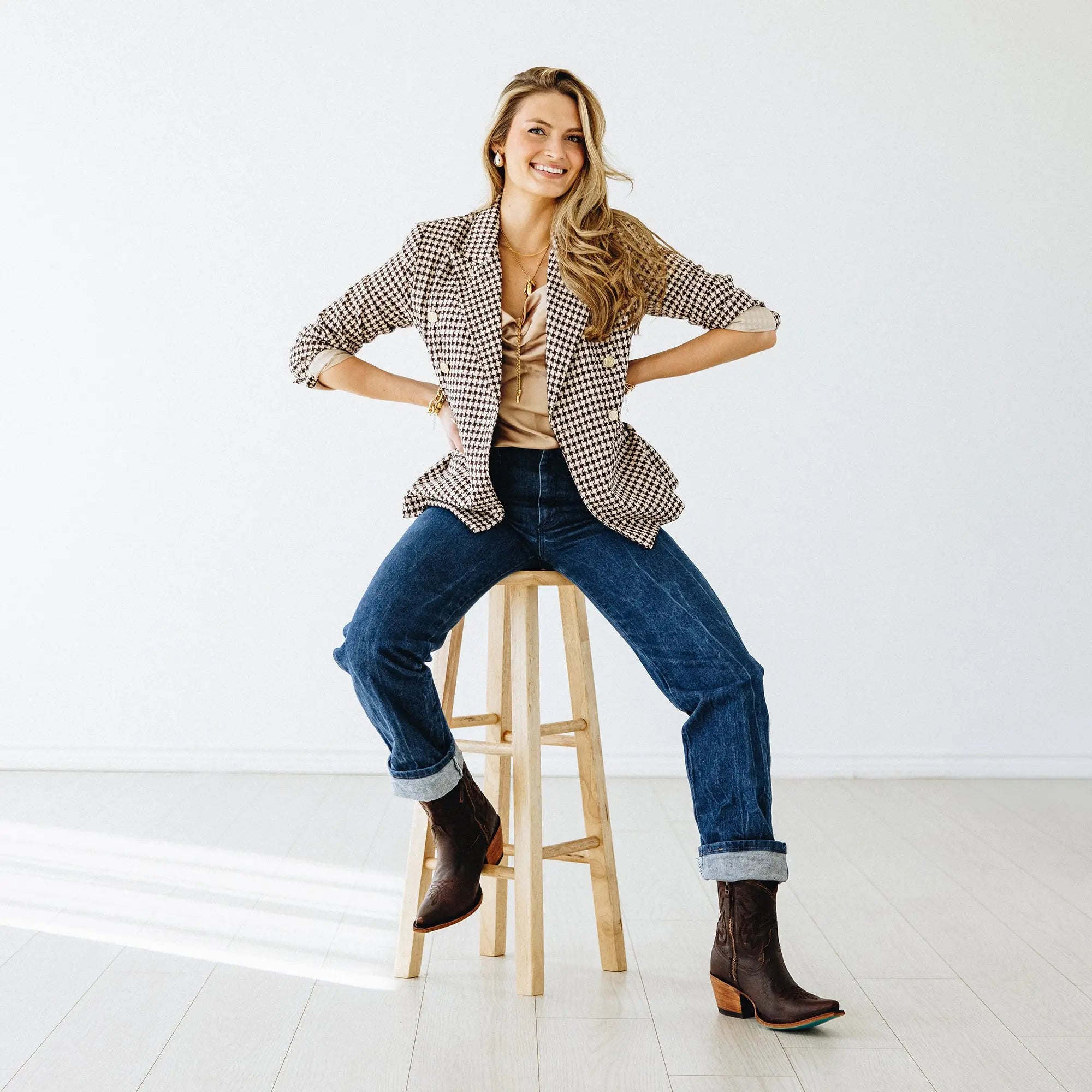 Smokeshow Bootie - Cognac Ladies Bootie Western Fashion by Lane