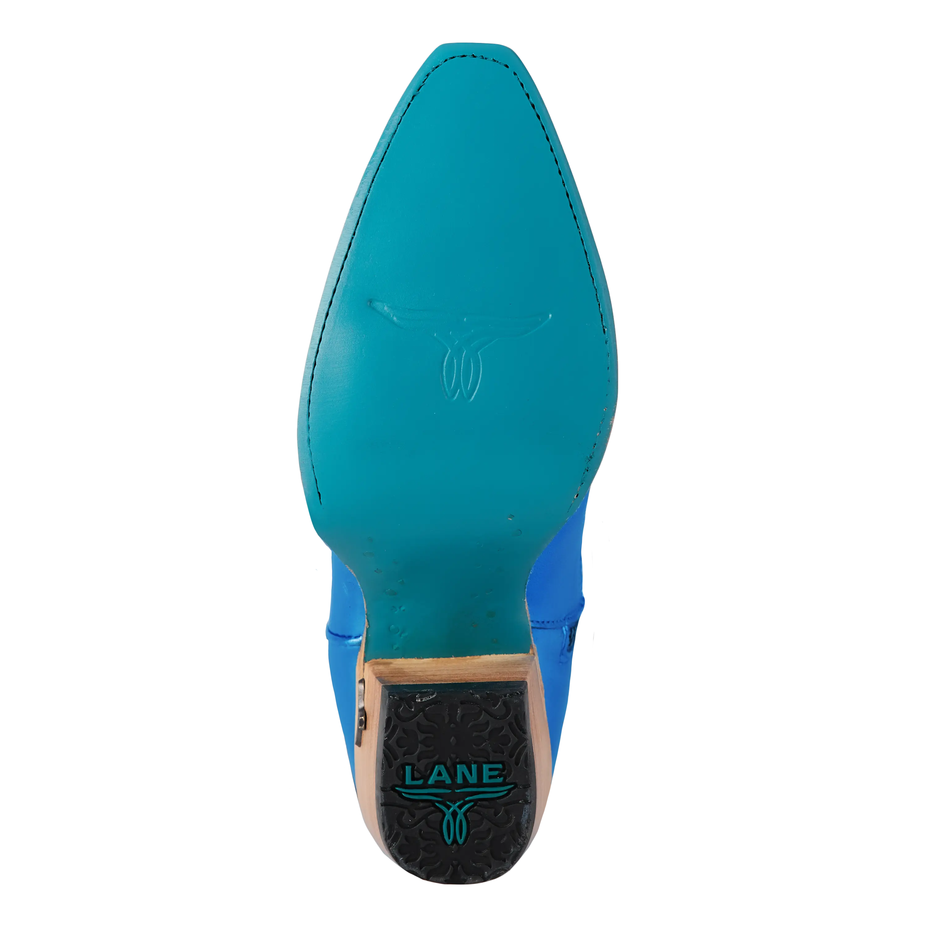 Smokeshow Bootie - Cobalt Metallic Ladies Bootie Western Fashion by Lane