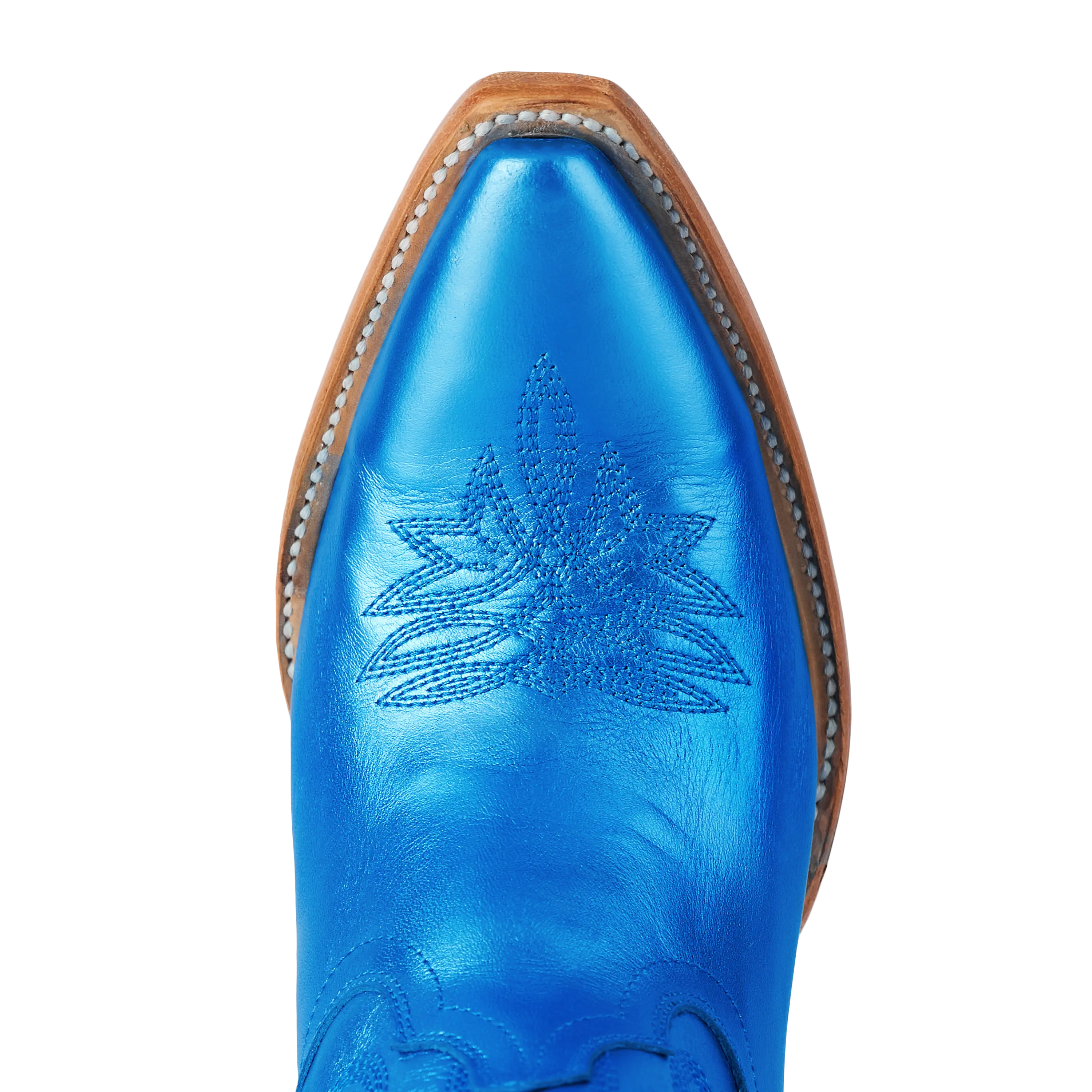 Smokeshow Bootie - Cobalt Metallic Ladies Bootie Western Fashion by Lane