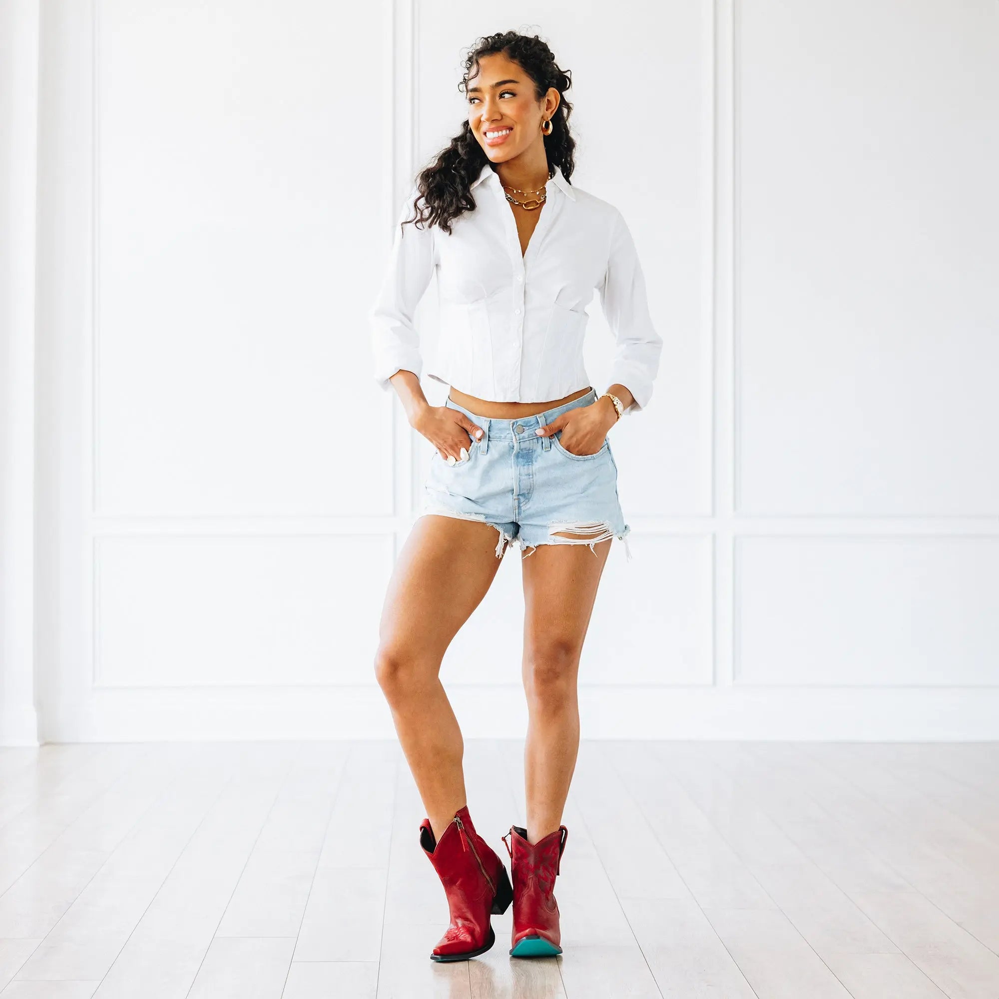 Smokeshow Bootie - Smoldering Ruby Ladies Bootie Western Fashion by Lane