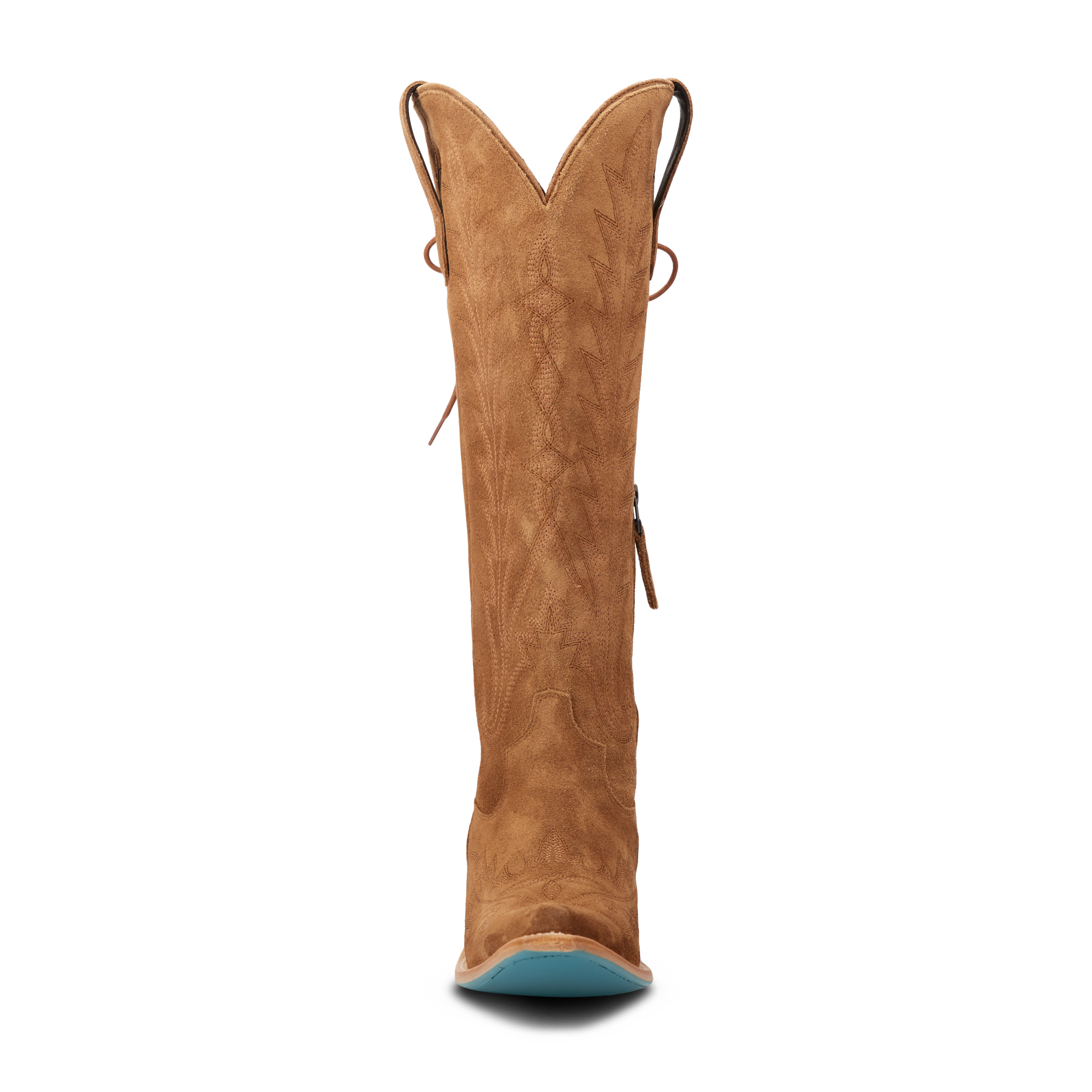 Lexington Knee High Corset - Toffee Suede Ladies Boot Western Fashion by Lane