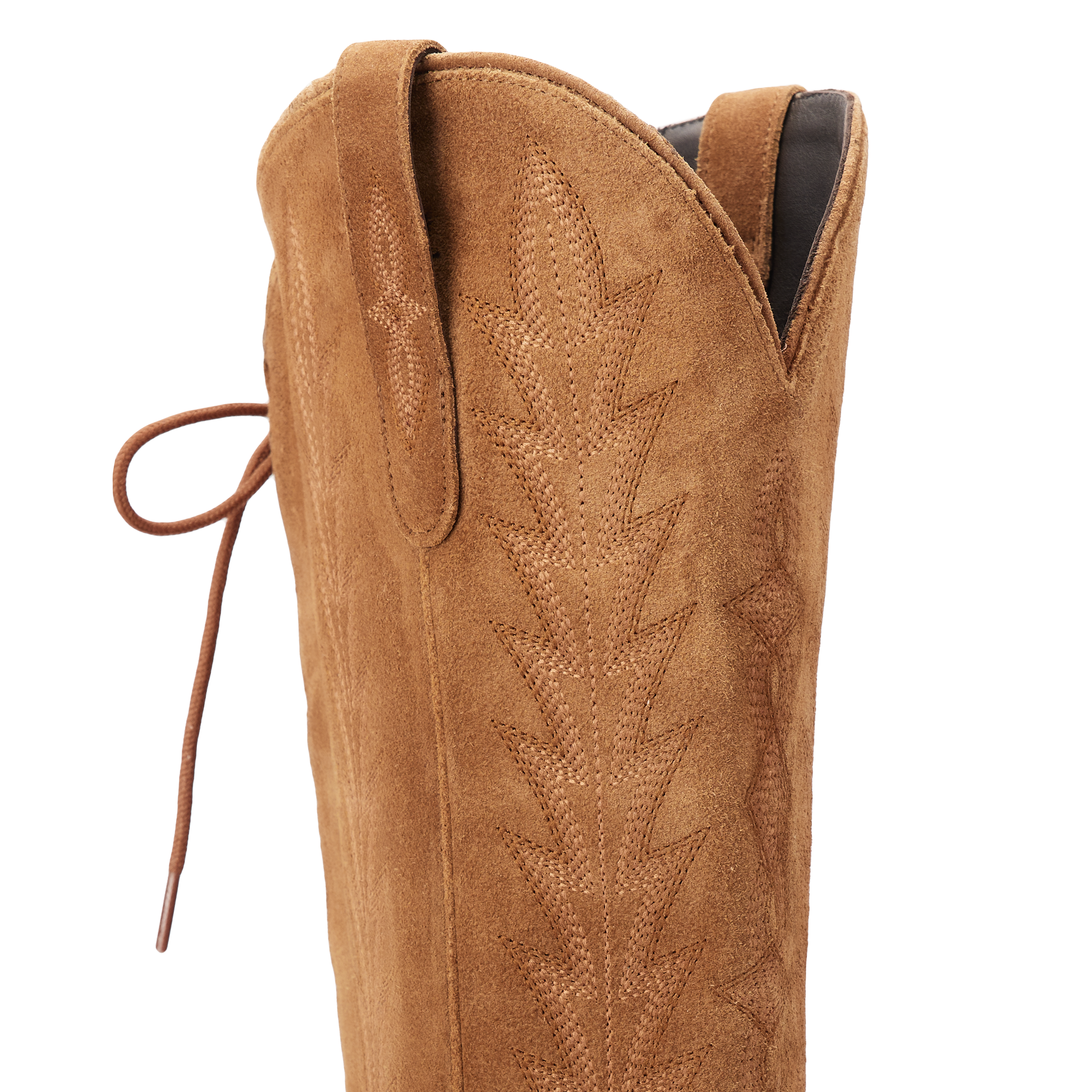 Lexington Knee High Corset - Toffee Suede Ladies Boot Western Fashion by Lane