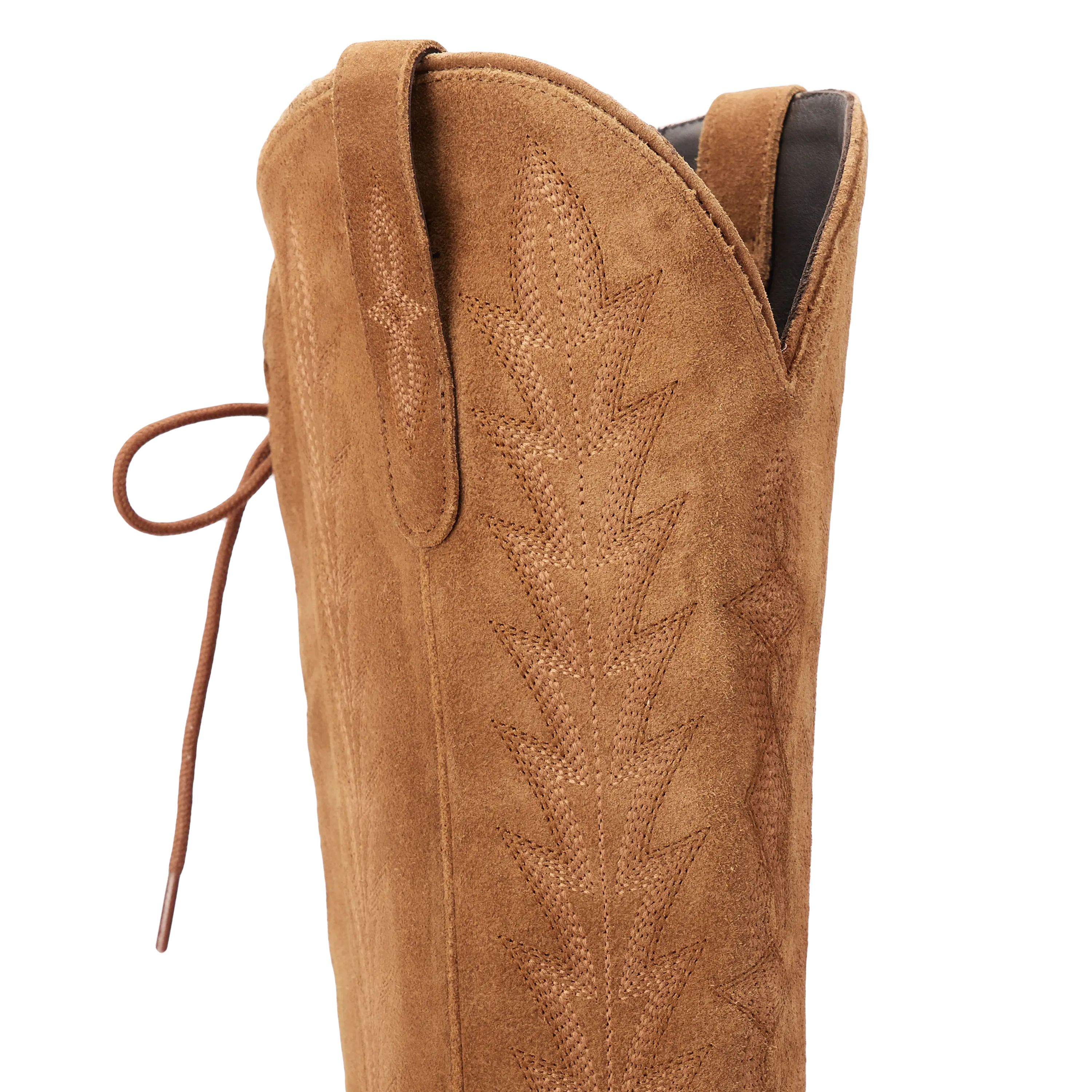 Lexington Knee High Corset - Toffee Suede Ladies Boot Western Fashion by Lane