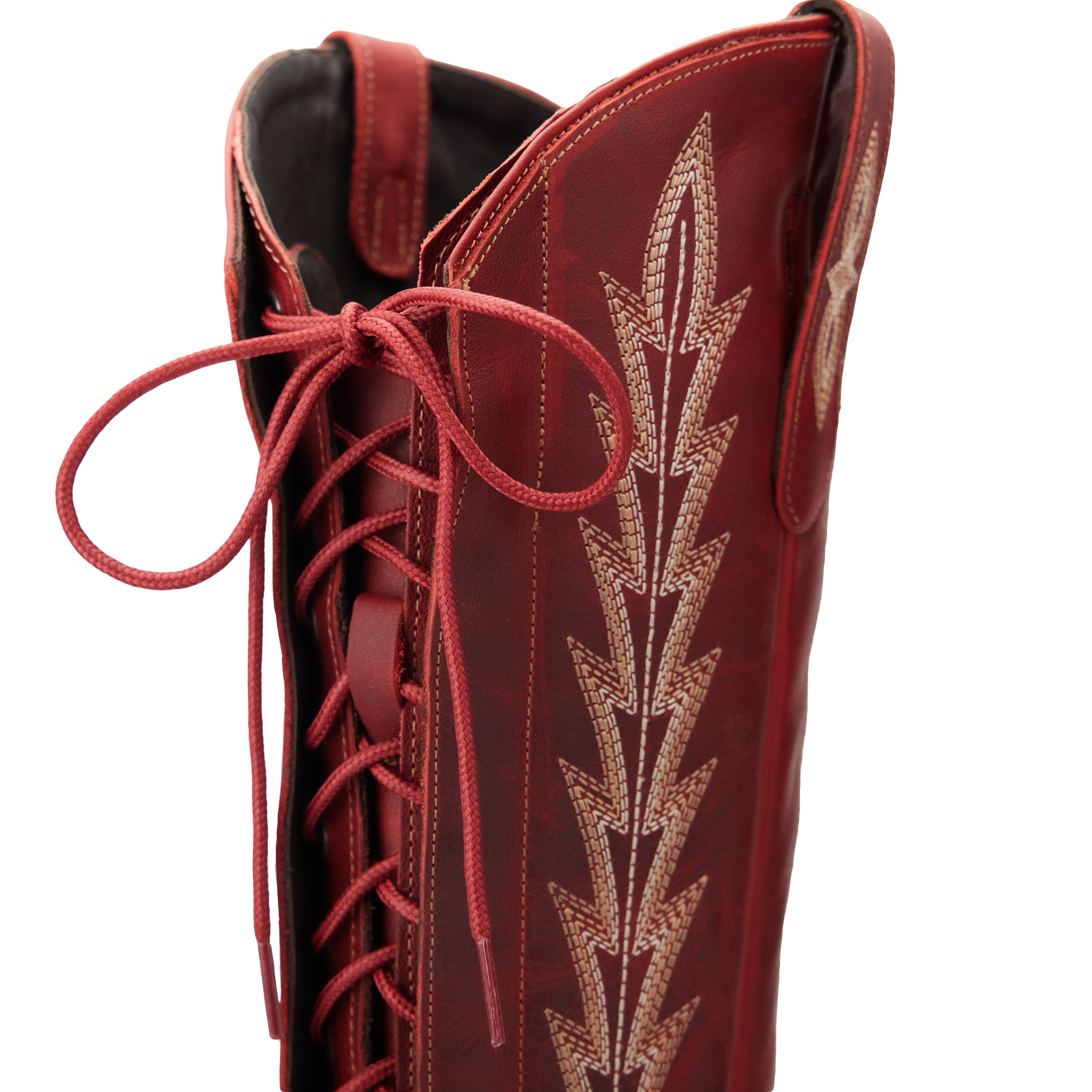 Lexington Knee High Corset - Smoldering Ruby Ladies Boot Western Fashion by Lane