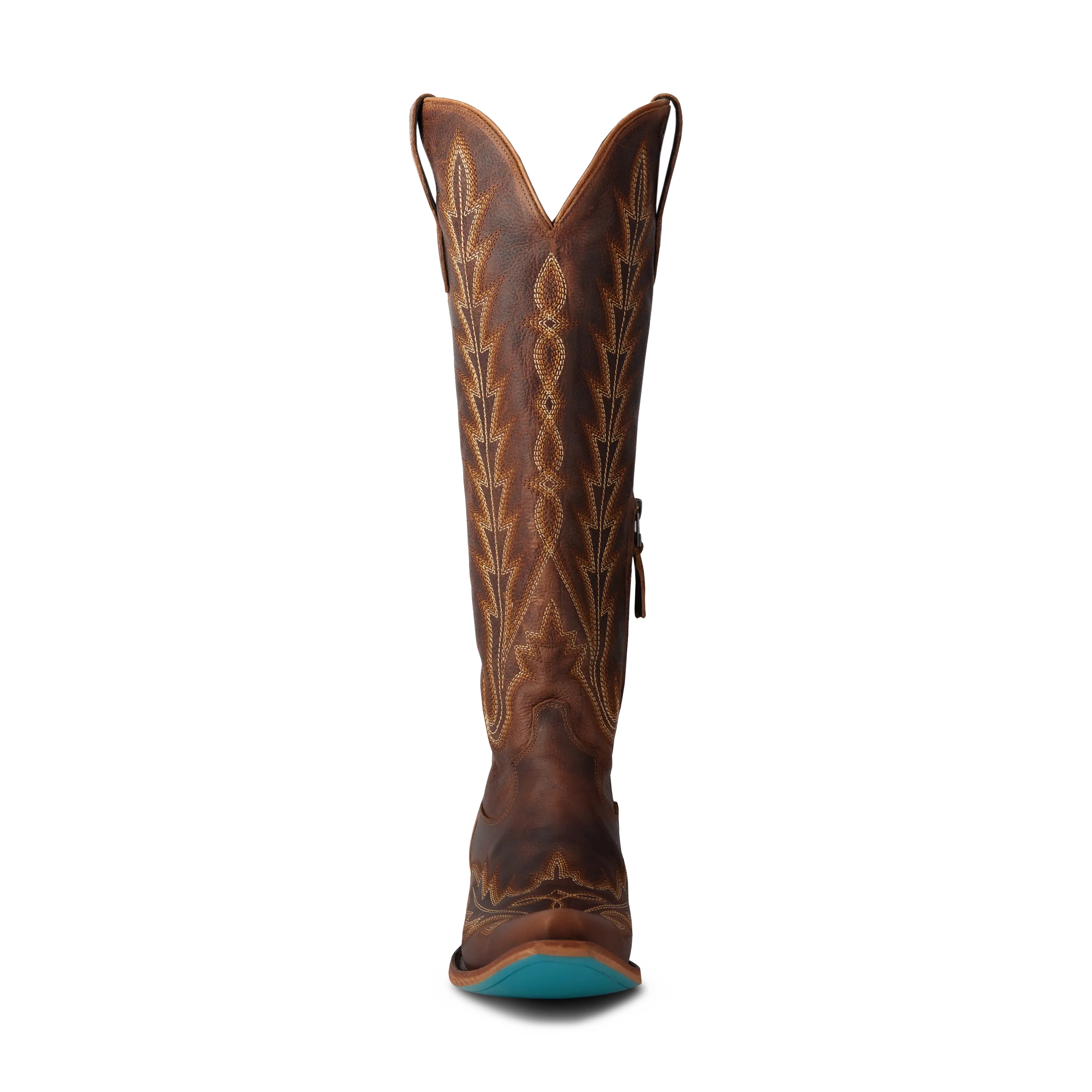 Lexington Knee High Corset - Cognac Ladies Boot Western Fashion by Lane