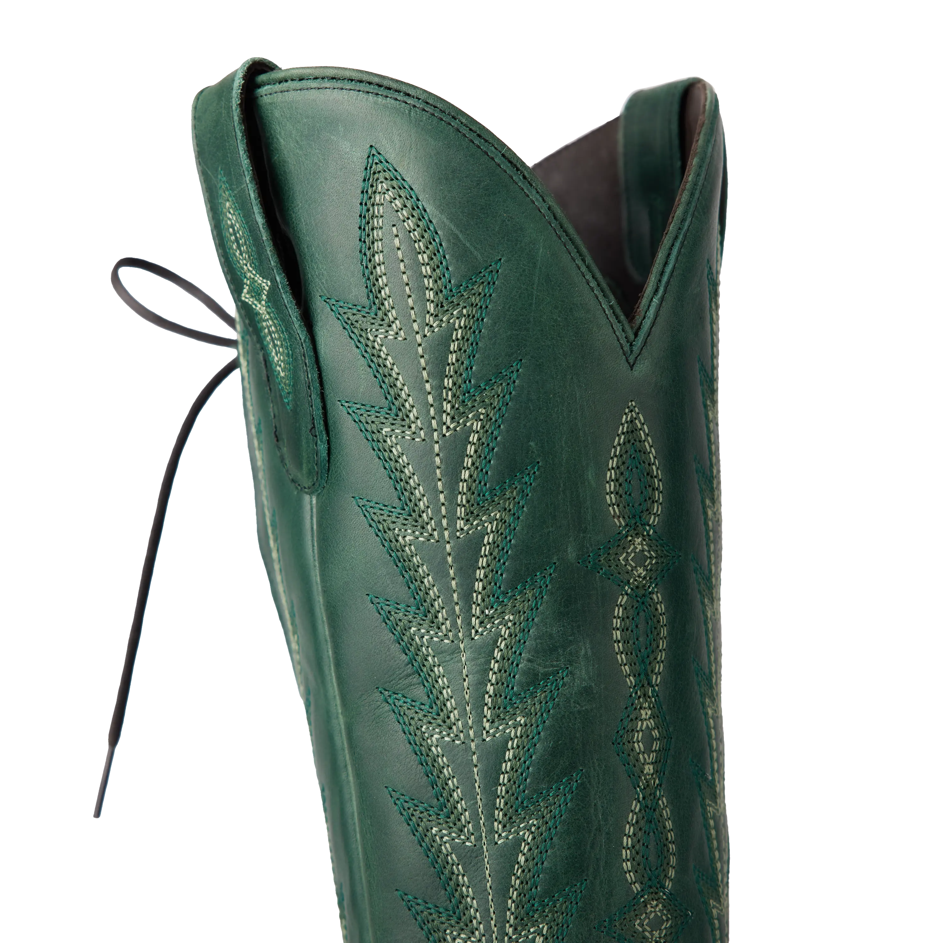 Lexington Knee High Corset - Emerald Ladies Boot Western Fashion by Lane