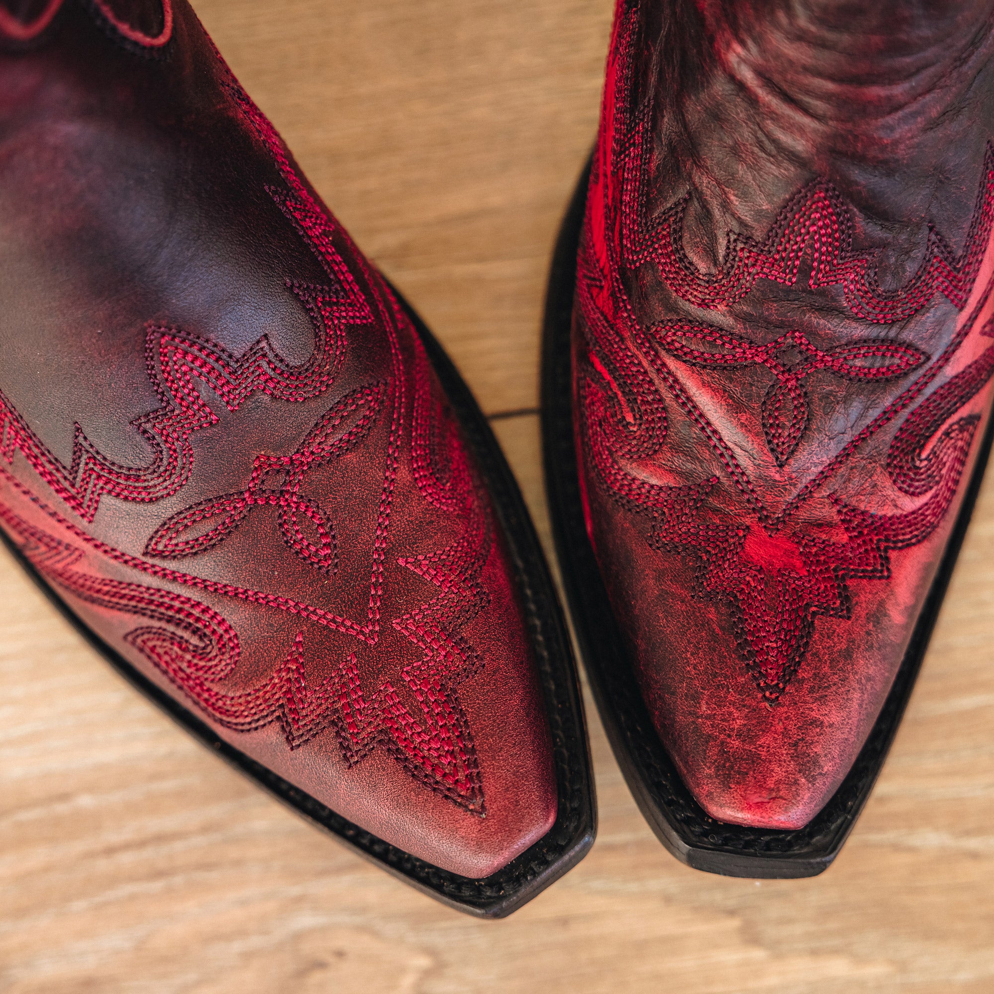 Lexington Knee High Corset - Black Cherry Ladies Boot Western Fashion by Lane