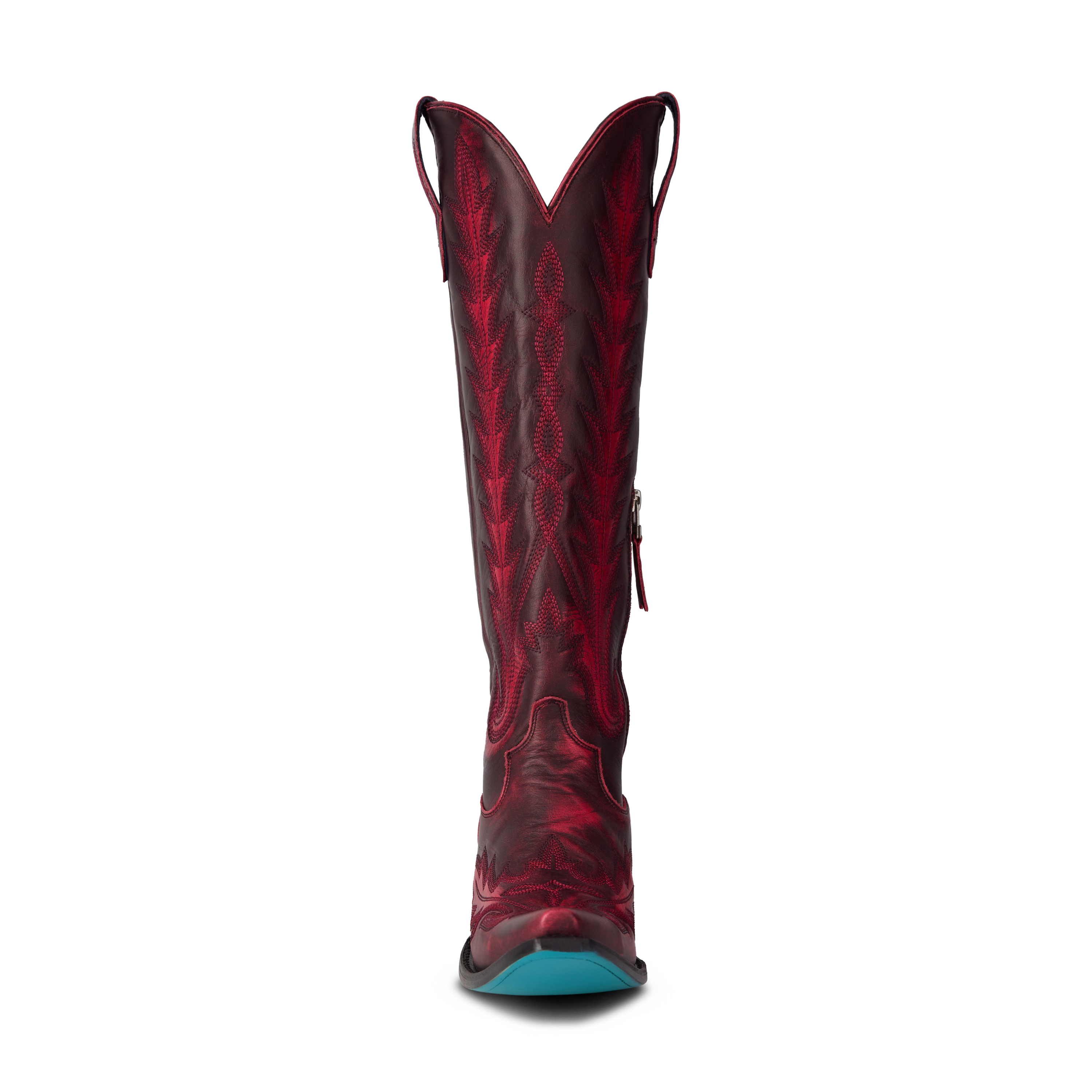 Lexington Knee High Corset - Black Cherry Ladies Boot Western Fashion by Lane