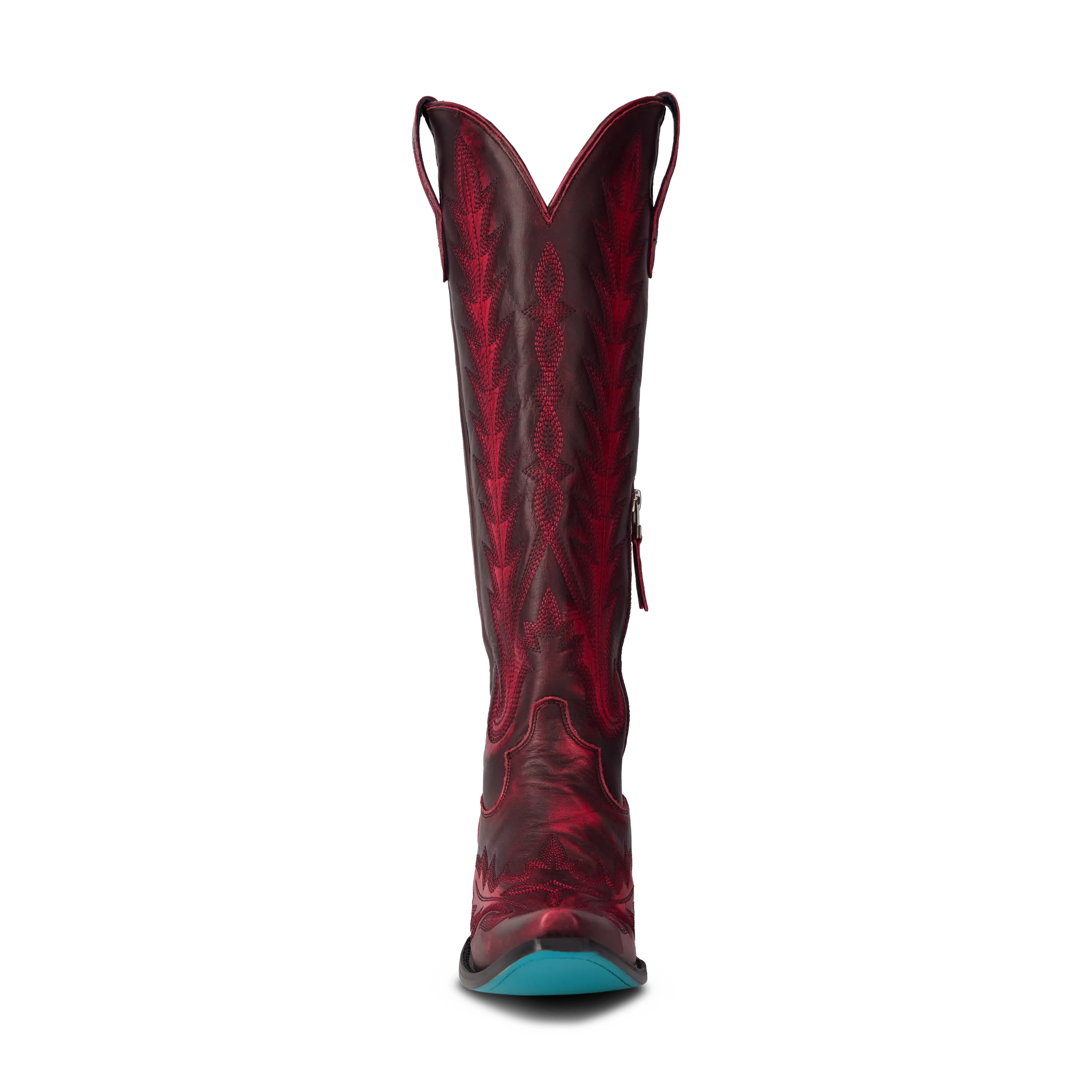 Lexington Knee High Corset - Black Cherry Ladies Boot Western Fashion by Lane