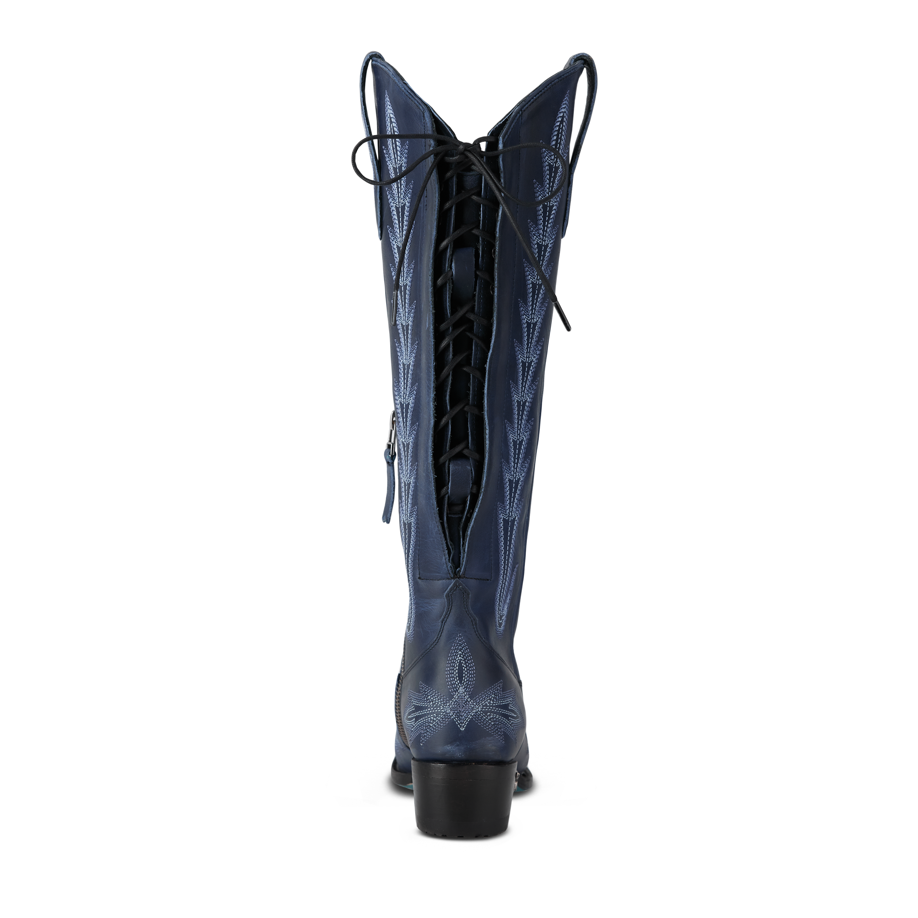 Lexington Knee High Corset - Midnight Navy Ladies Boot Western Fashion by Lane