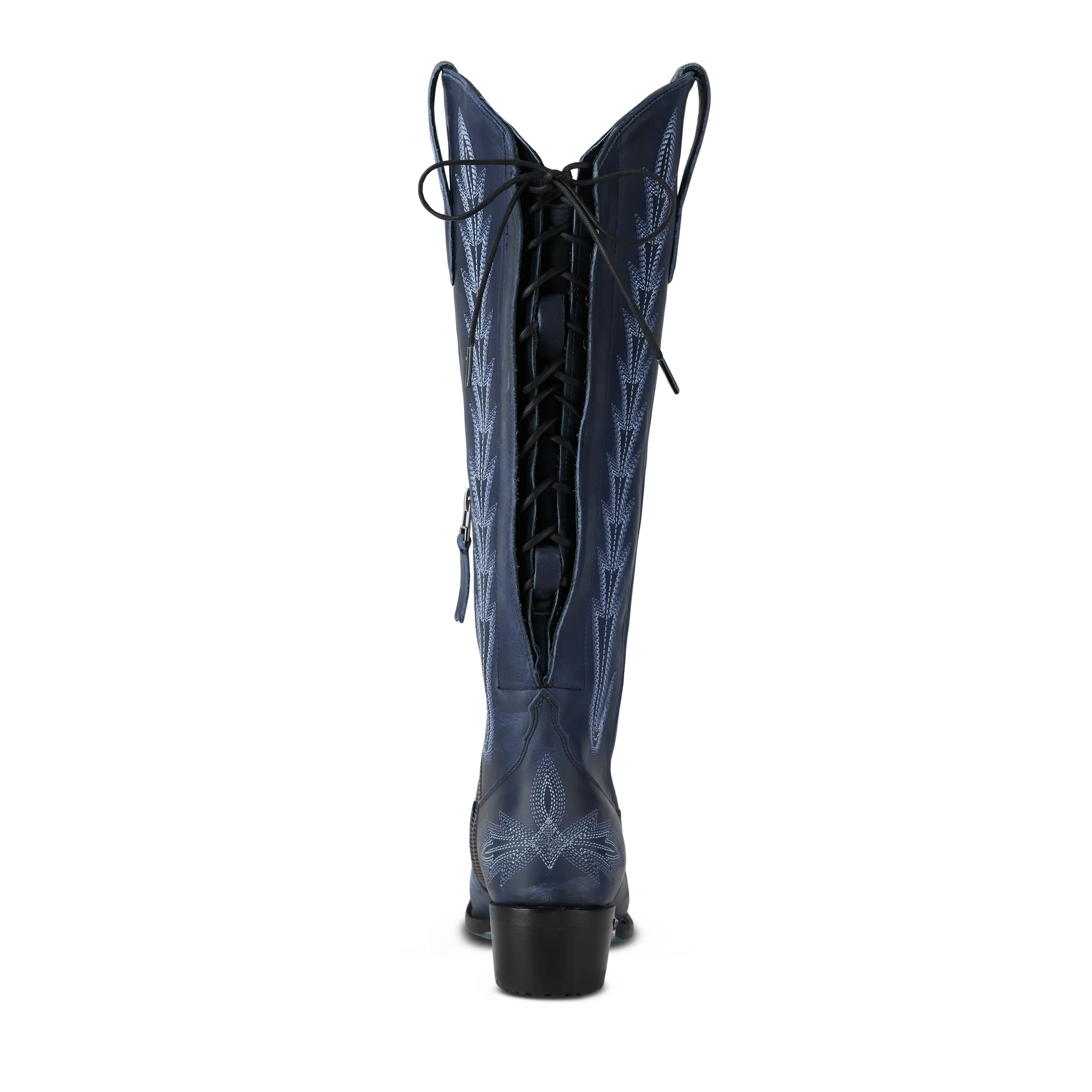 Lexington Knee High Corset - Midnight Navy Ladies Boot Western Fashion by Lane