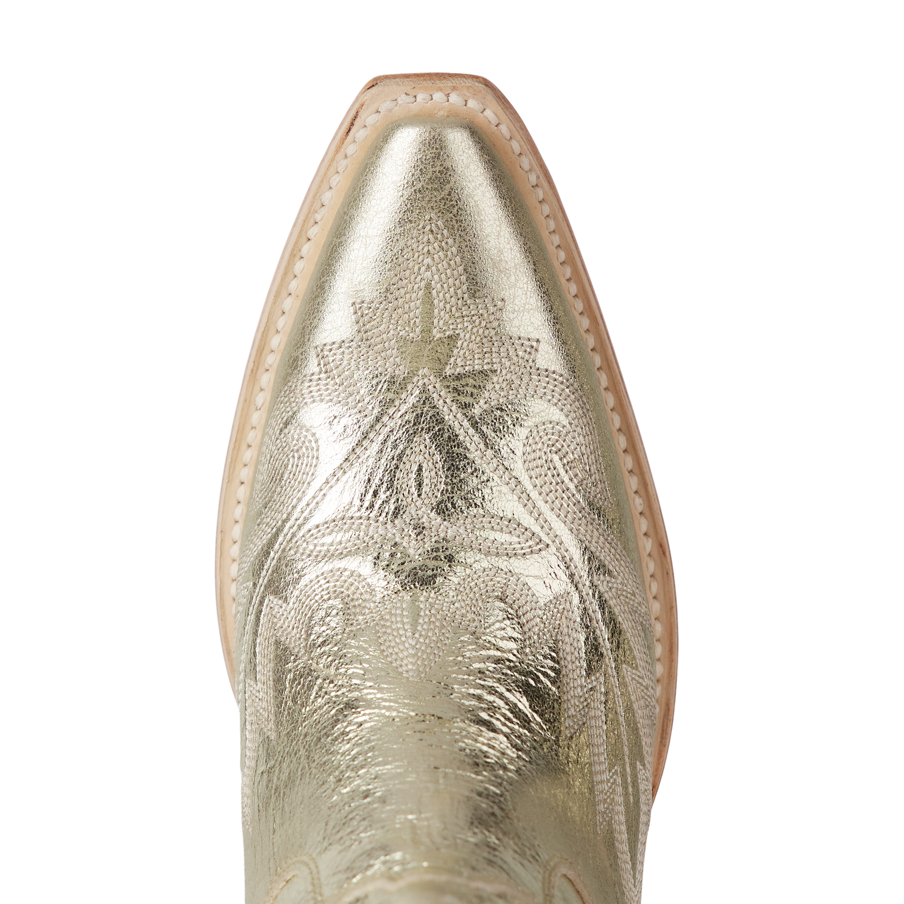 Lexington Knee High Corset - Champagne Metallic Ladies Boot Western Fashion by Lane