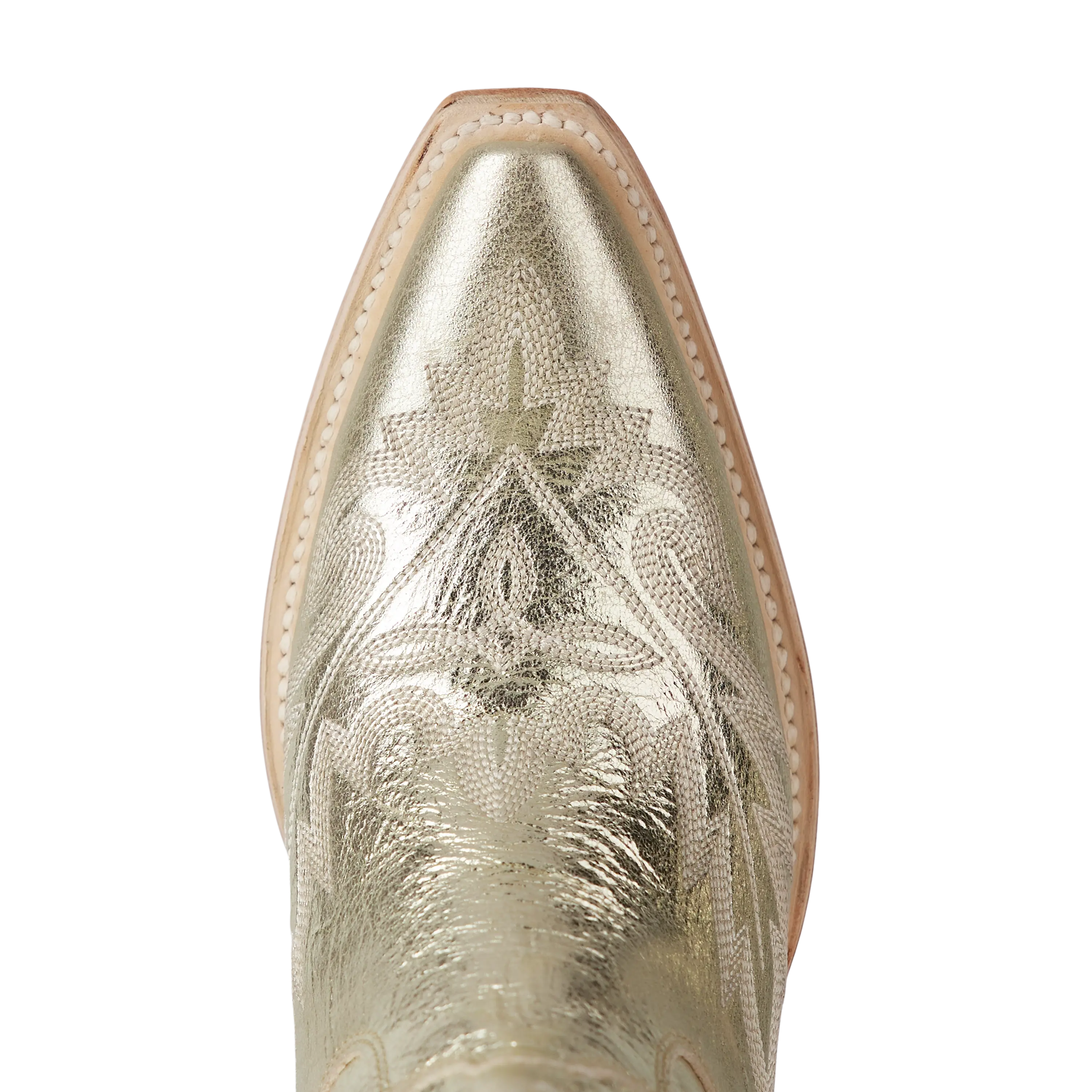 Lexington Knee High Corset - Champagne Metallic Ladies Boot Western Fashion by Lane