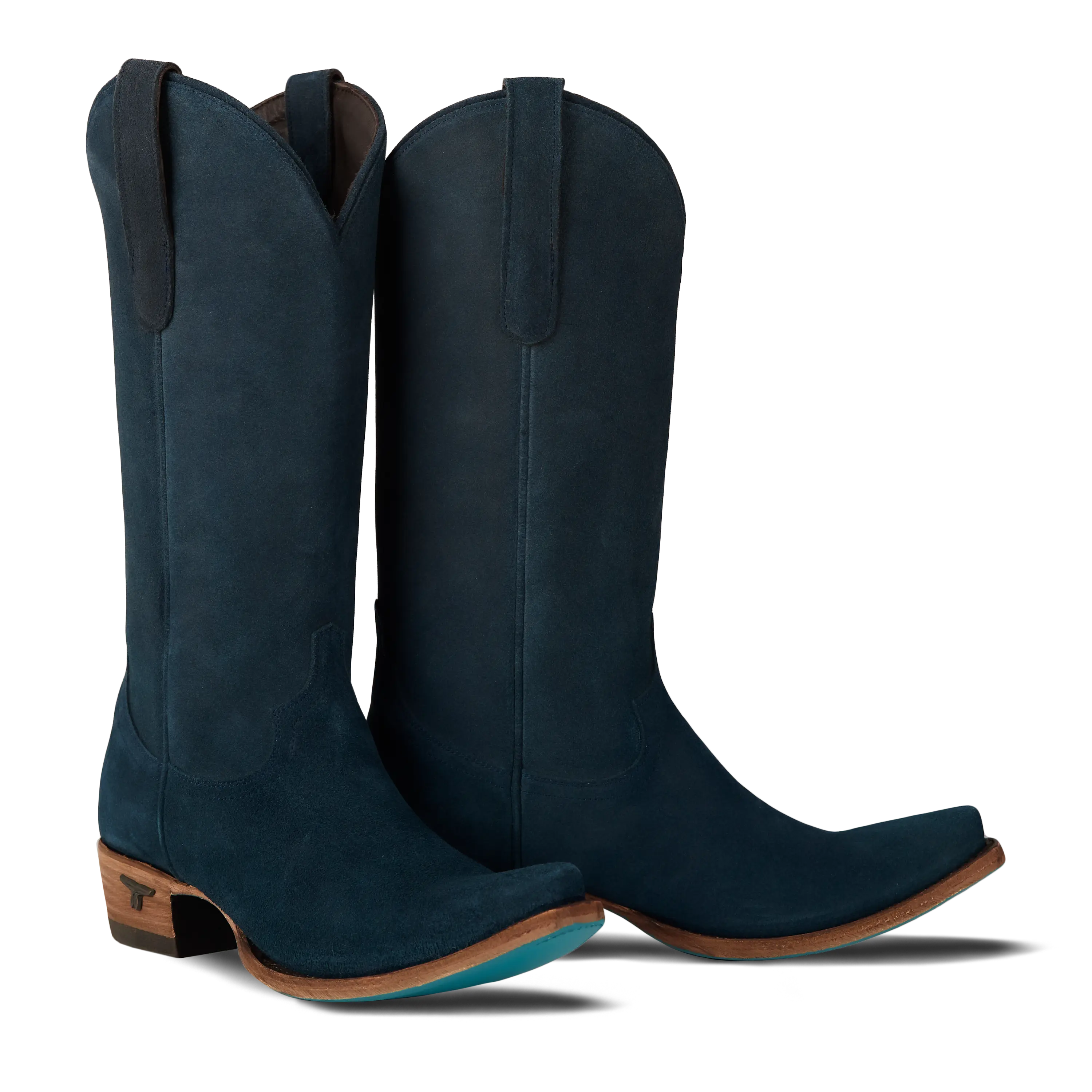 Emma Jane Boot - Navy Suede Ladies Boot Western Fashion by Lane