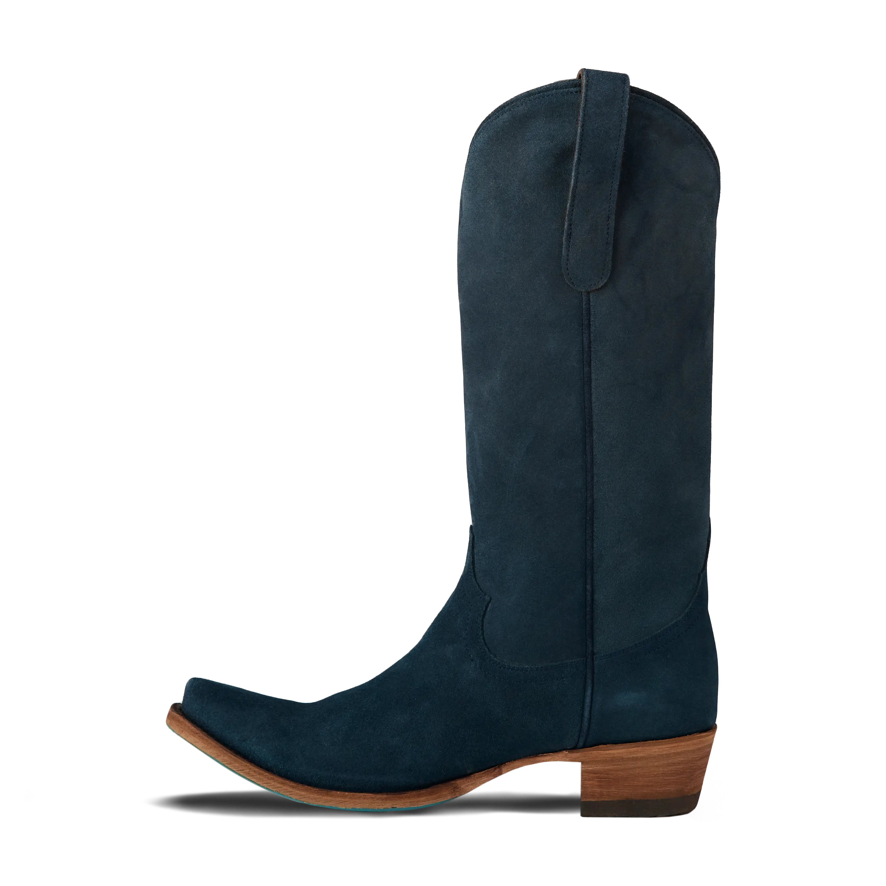 Emma Jane Boot - Navy Suede Ladies Boot Western Fashion by Lane