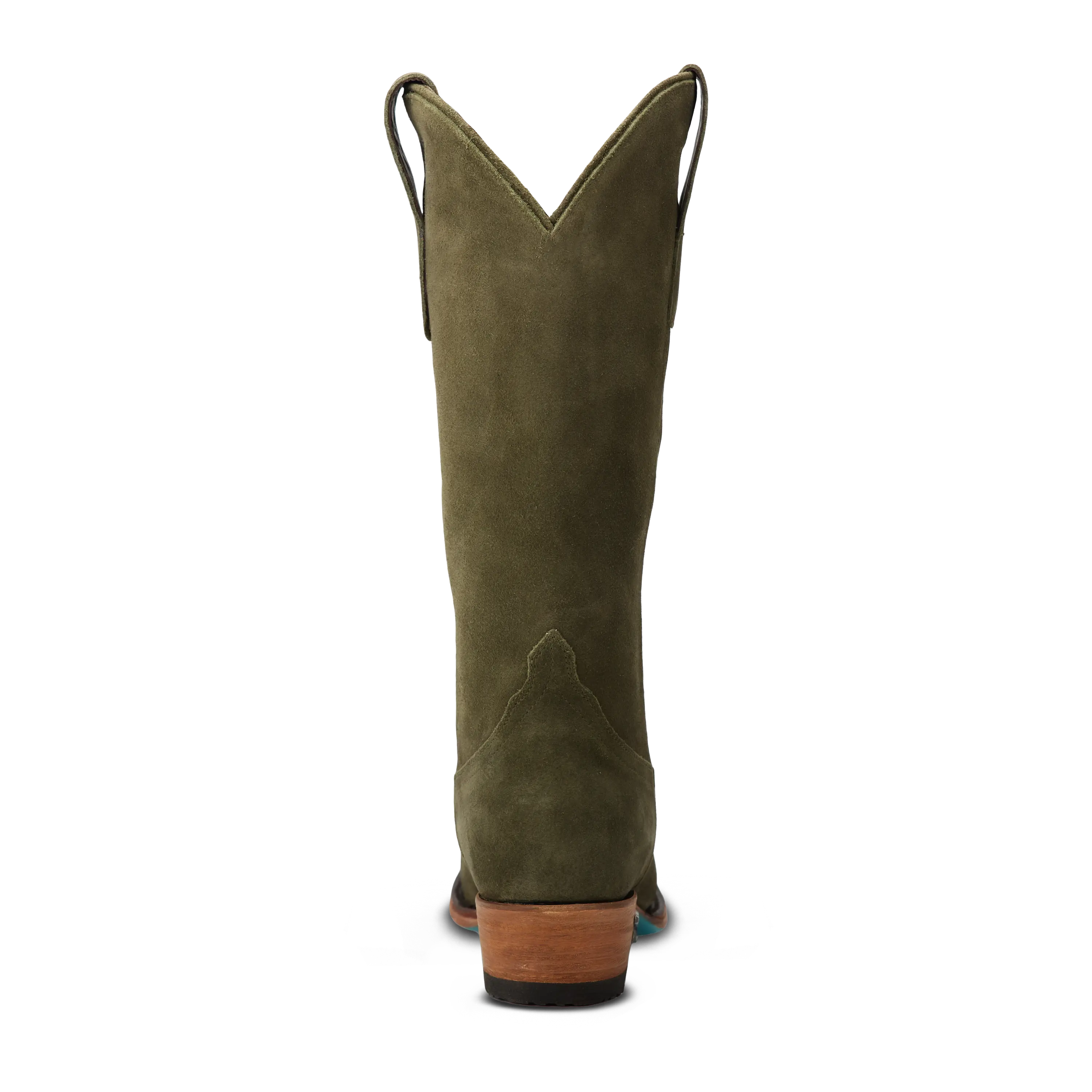 Emma Jane Boot - Olive Suede Ladies Boot Western Fashion by Lane