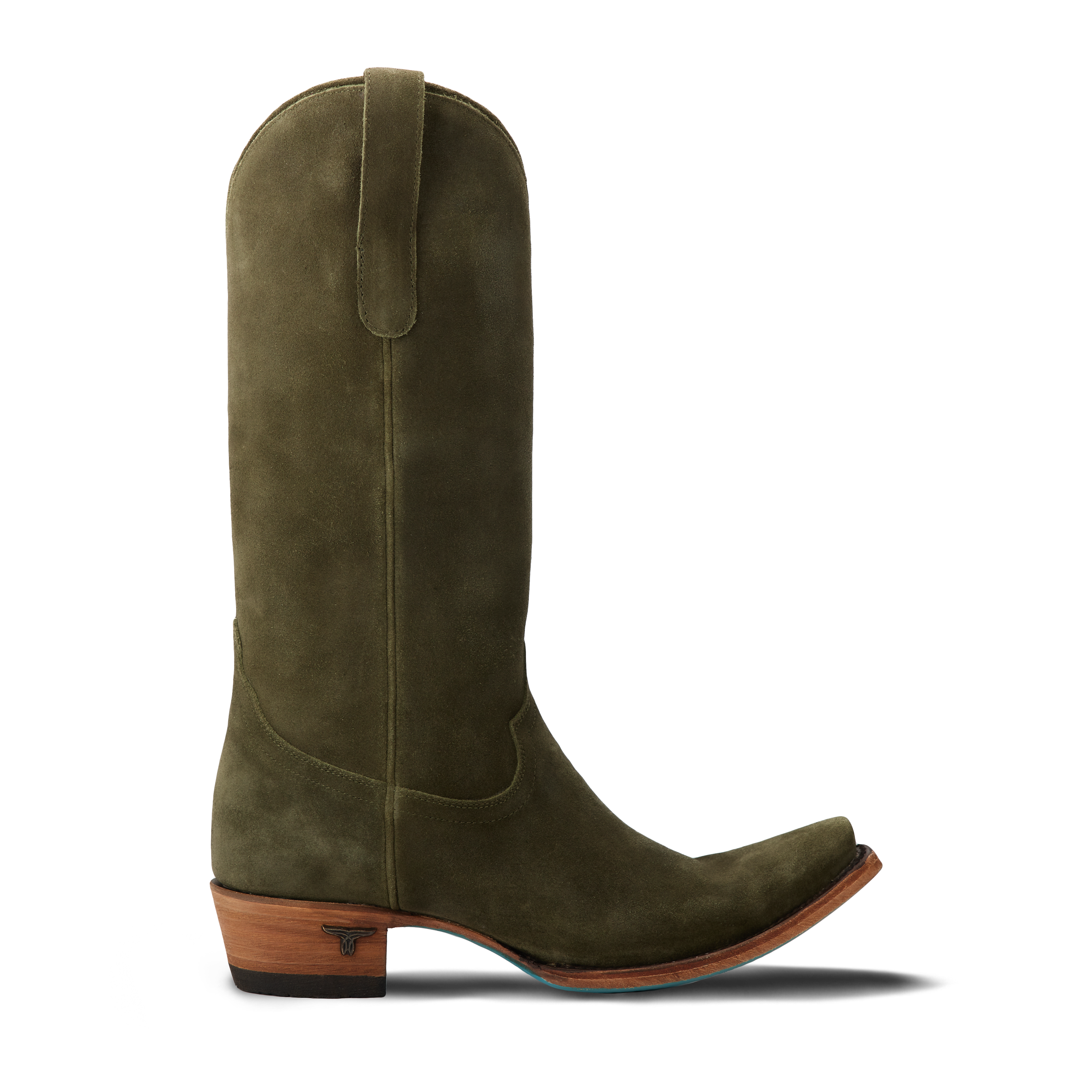 Emma Jane Boot - Olive Suede Ladies Boot Western Fashion by Lane