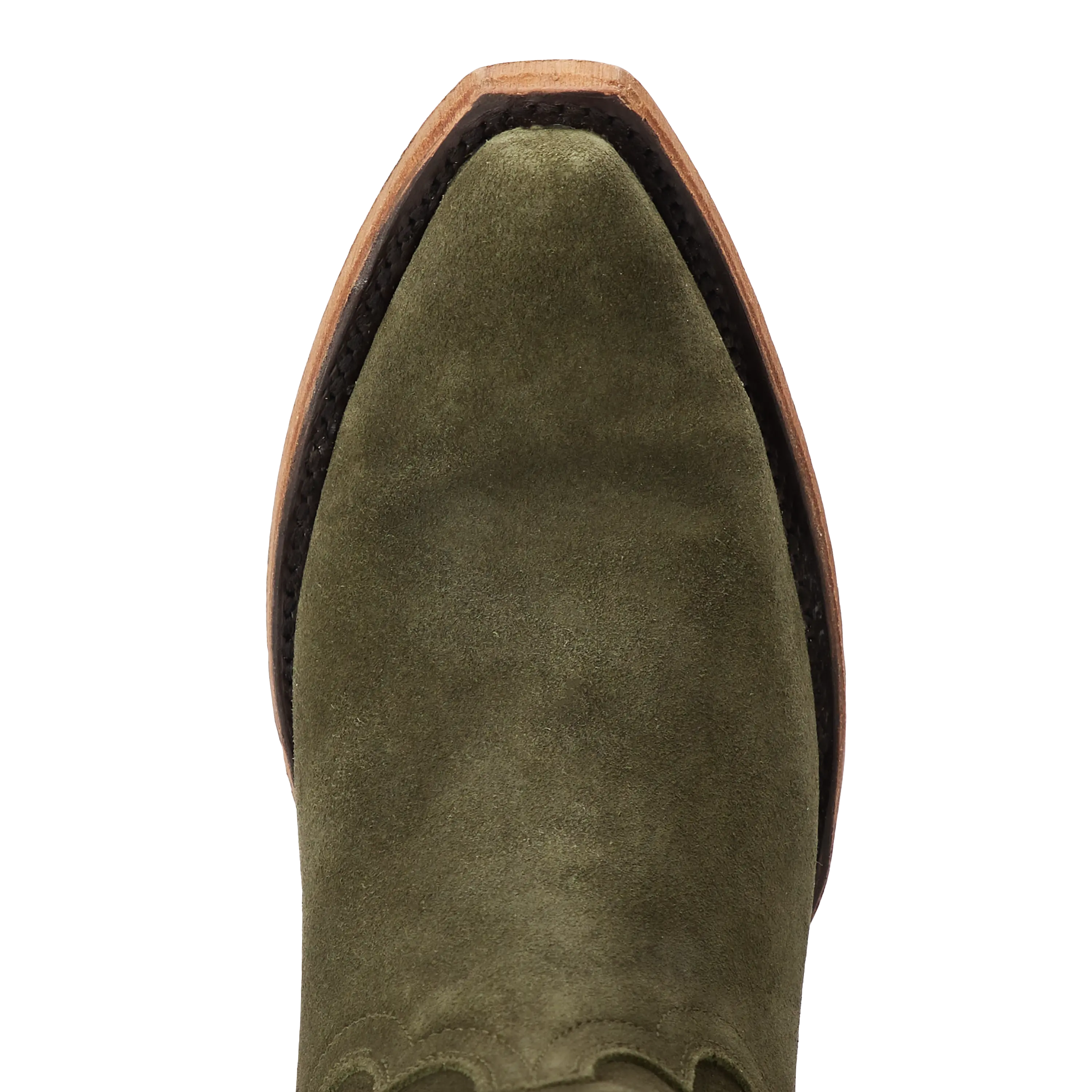 Emma Jane Boot - Olive Suede Ladies Boot Western Fashion by Lane