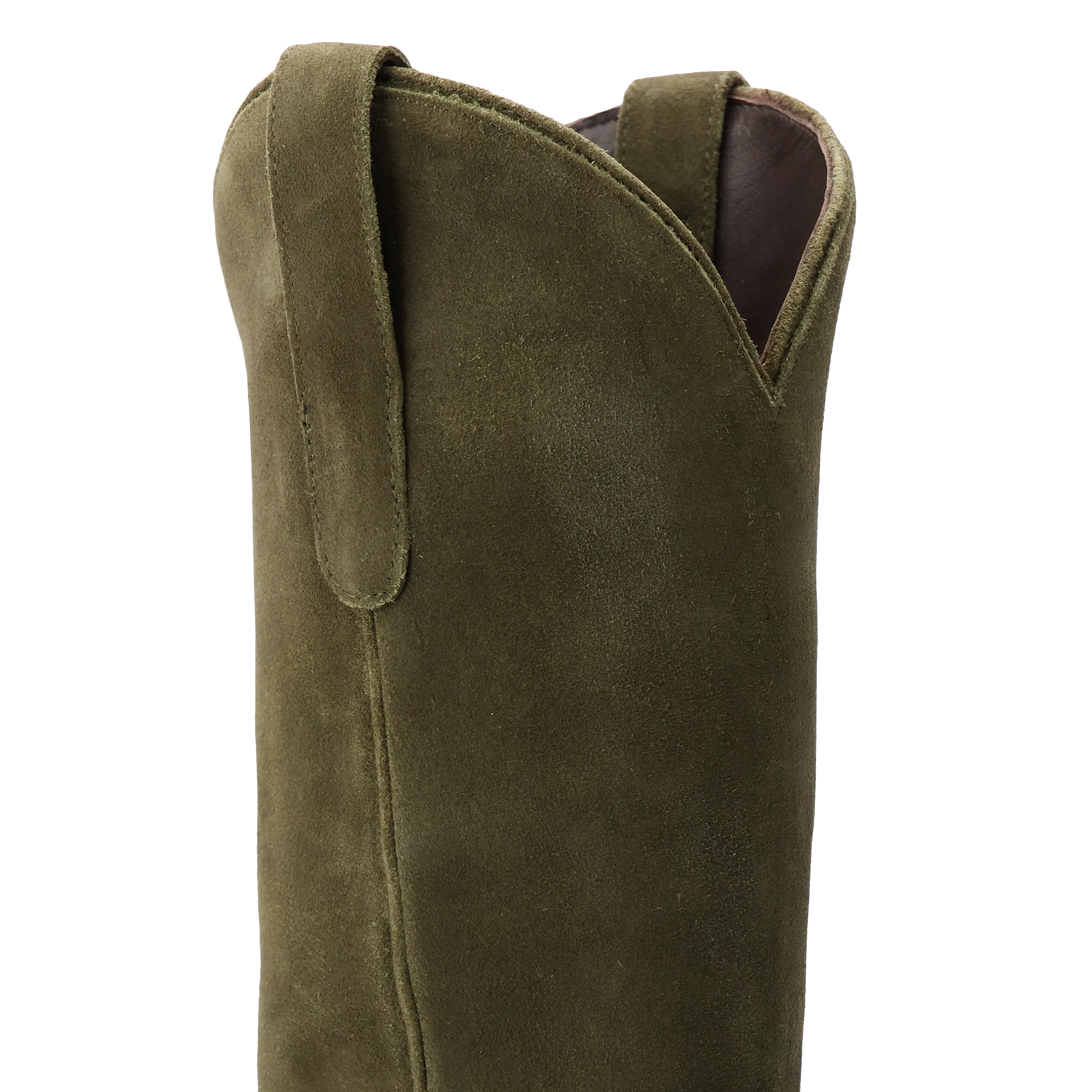 Emma Jane Boot - Olive Suede Ladies Boot Western Fashion by Lane