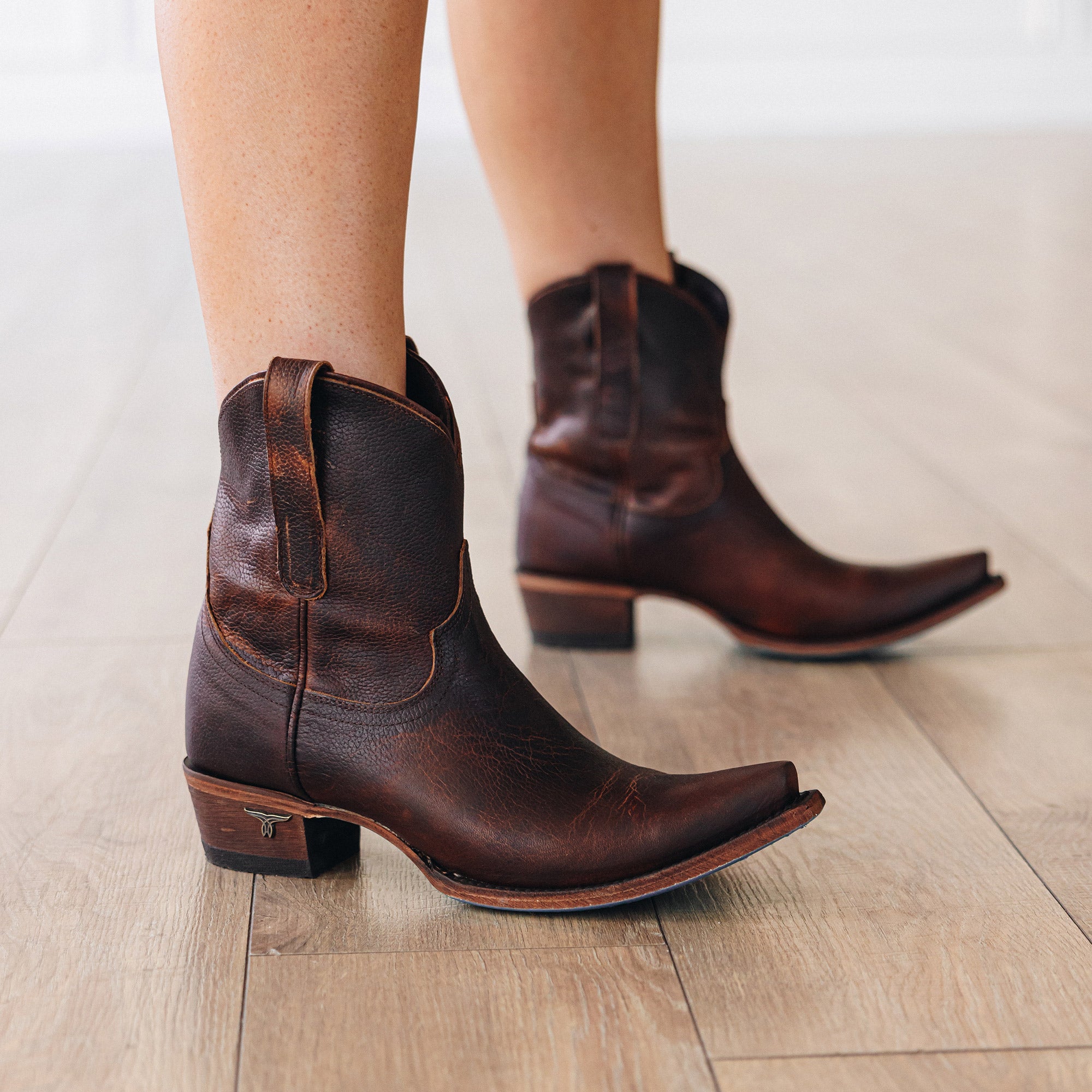 Emma Jane Bootie - Cognac Ladies Bootie Western Fashion by Lane