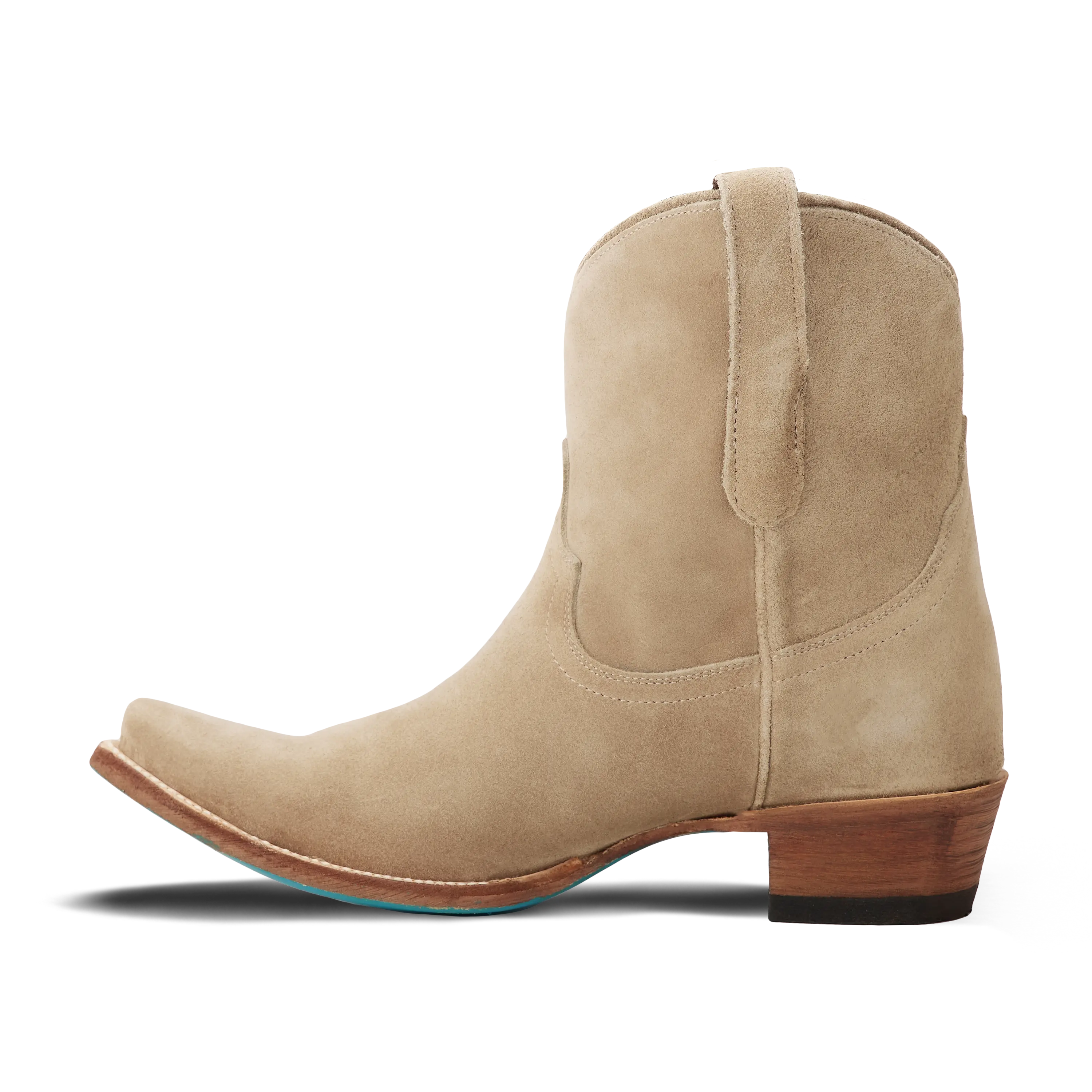 Emma Jane Bootie - Latte Suede Ladies Bootie Western Fashion by Lane