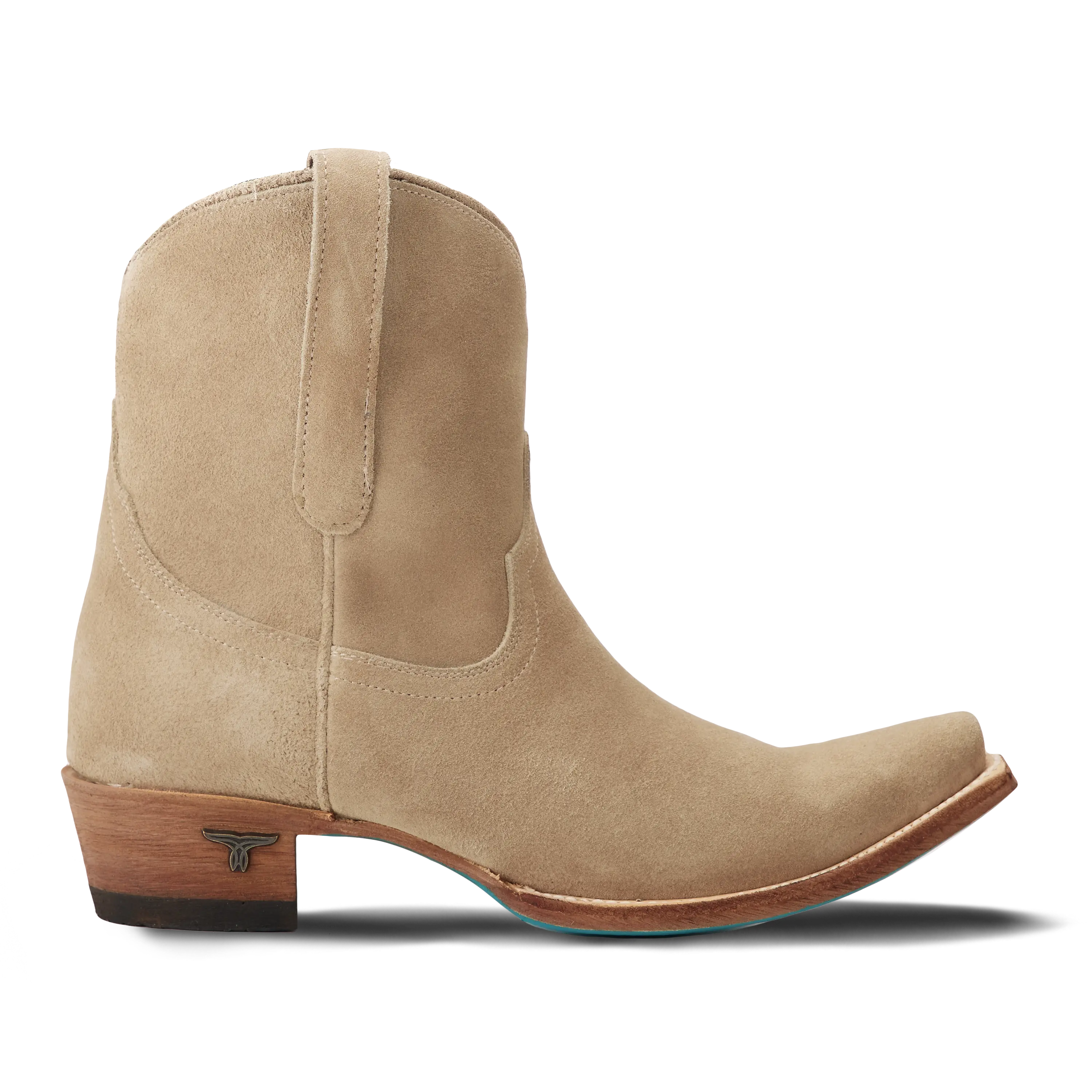Emma Jane Bootie - Latte Suede Ladies Bootie Western Fashion by Lane