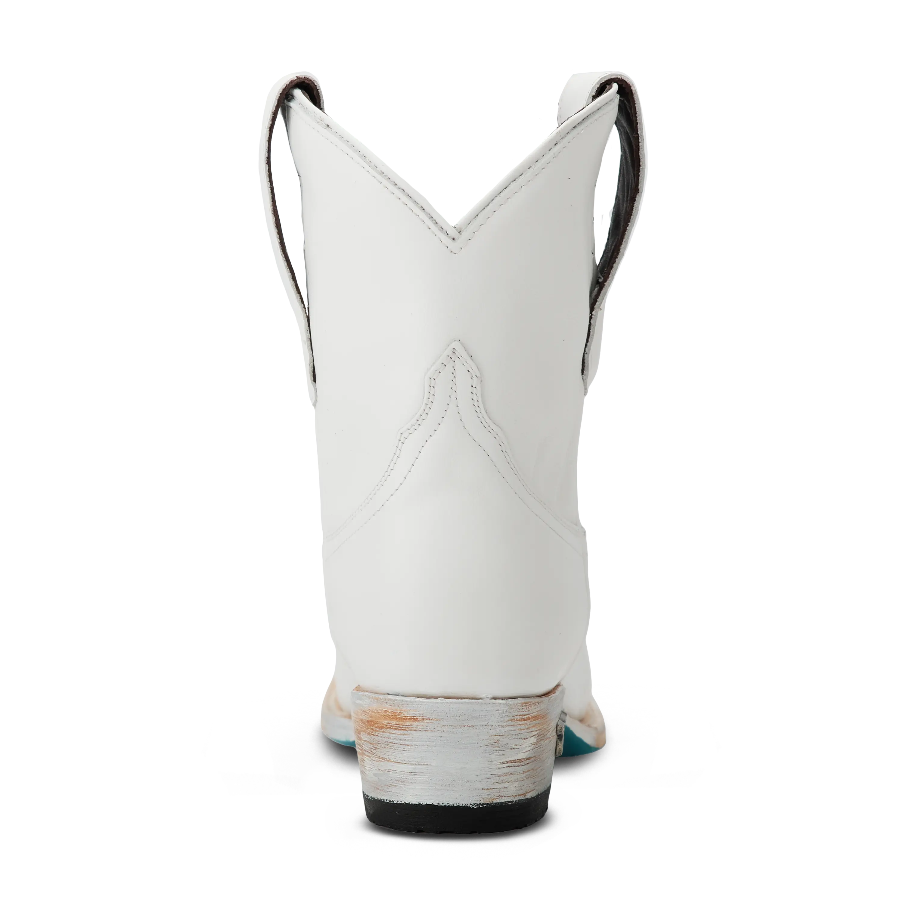 Emma Jane Bootie - Matte White Ladies Bootie Western Fashion by Lane