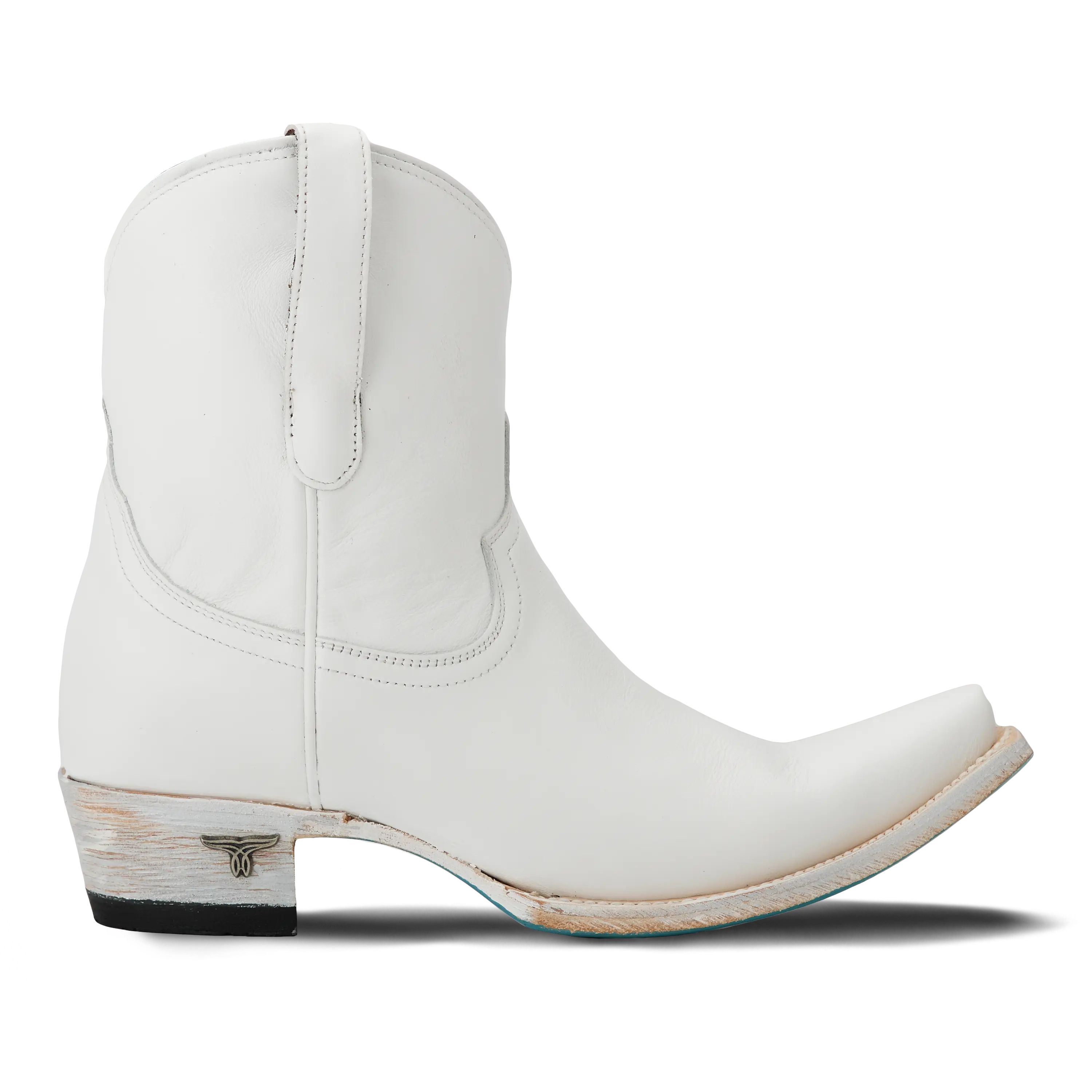 Emma Jane Bootie - Matte White Ladies Bootie Western Fashion by Lane