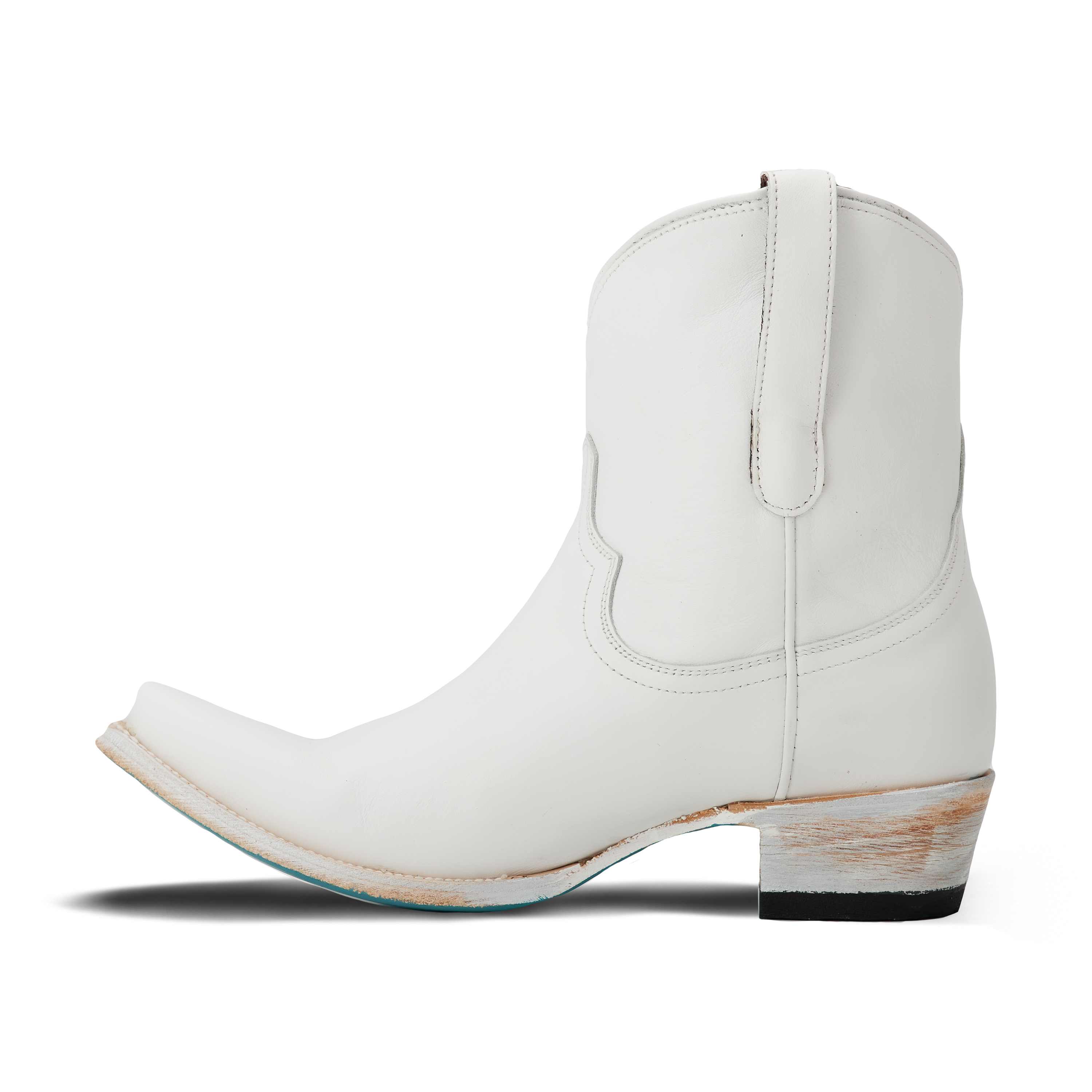Emma Jane Bootie - Matte White Ladies Bootie Western Fashion by Lane