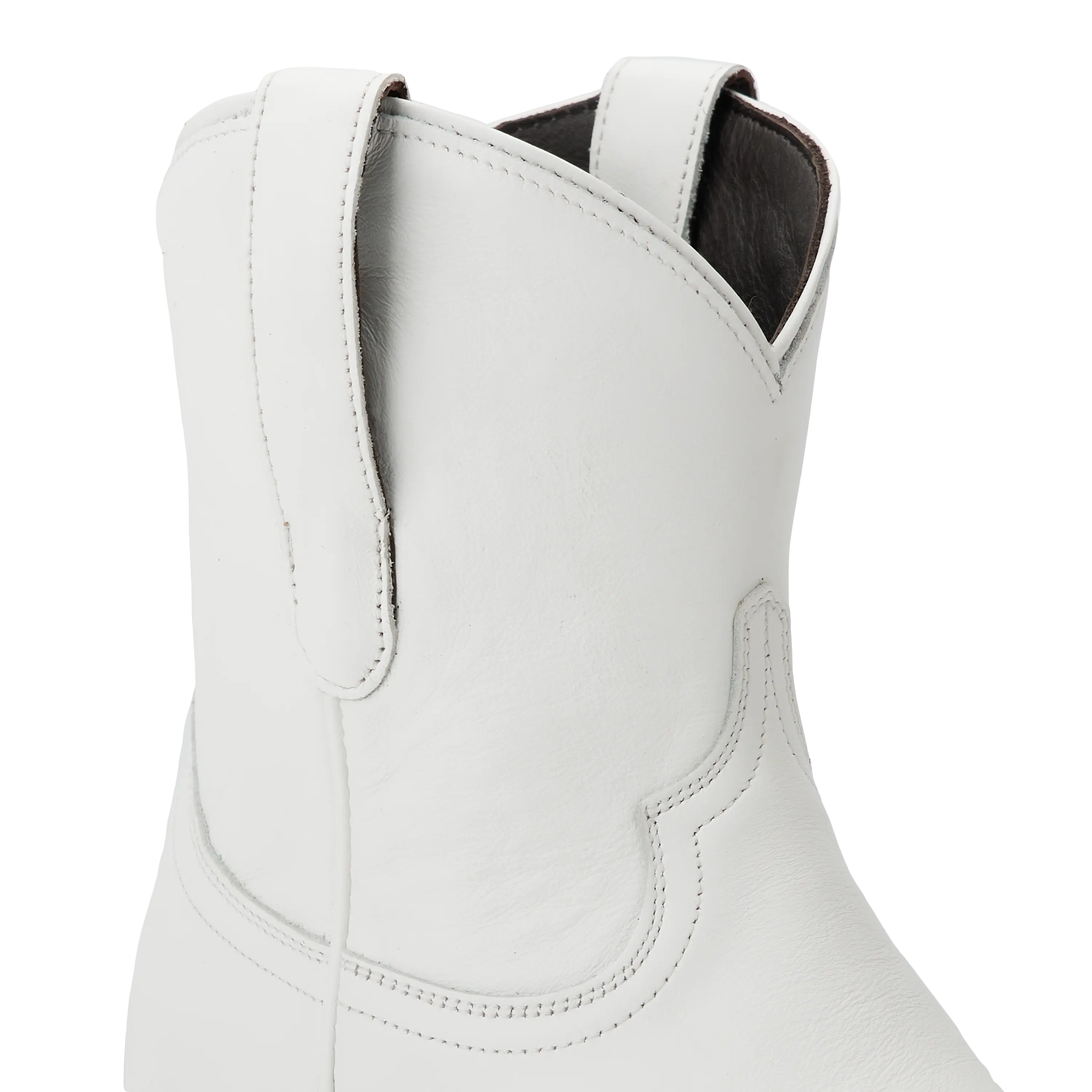 Emma Jane Bootie - Matte White Ladies Bootie Western Fashion by Lane