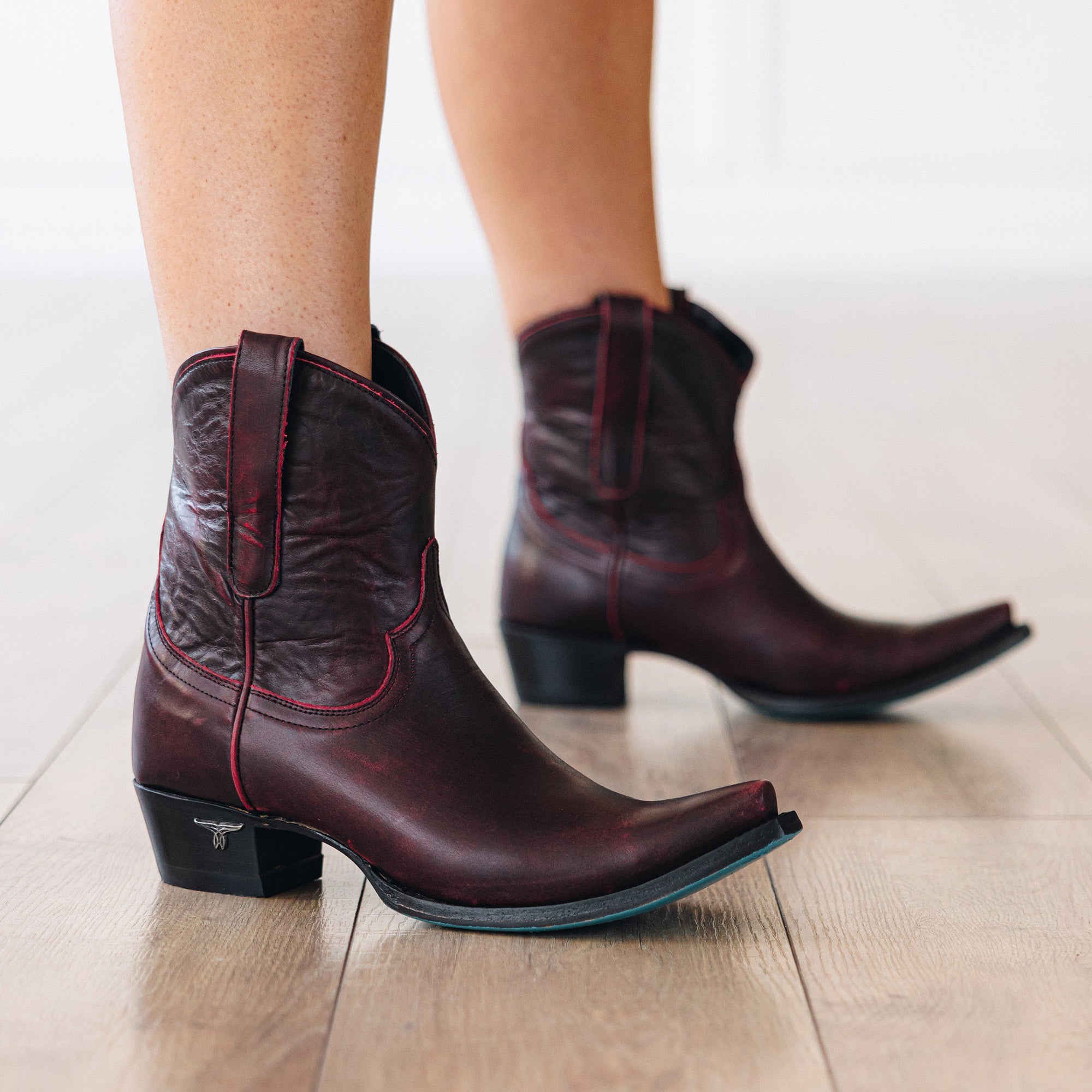 Emma Jane Bootie - Black Cherry Ladies Bootie Western Fashion by Lane