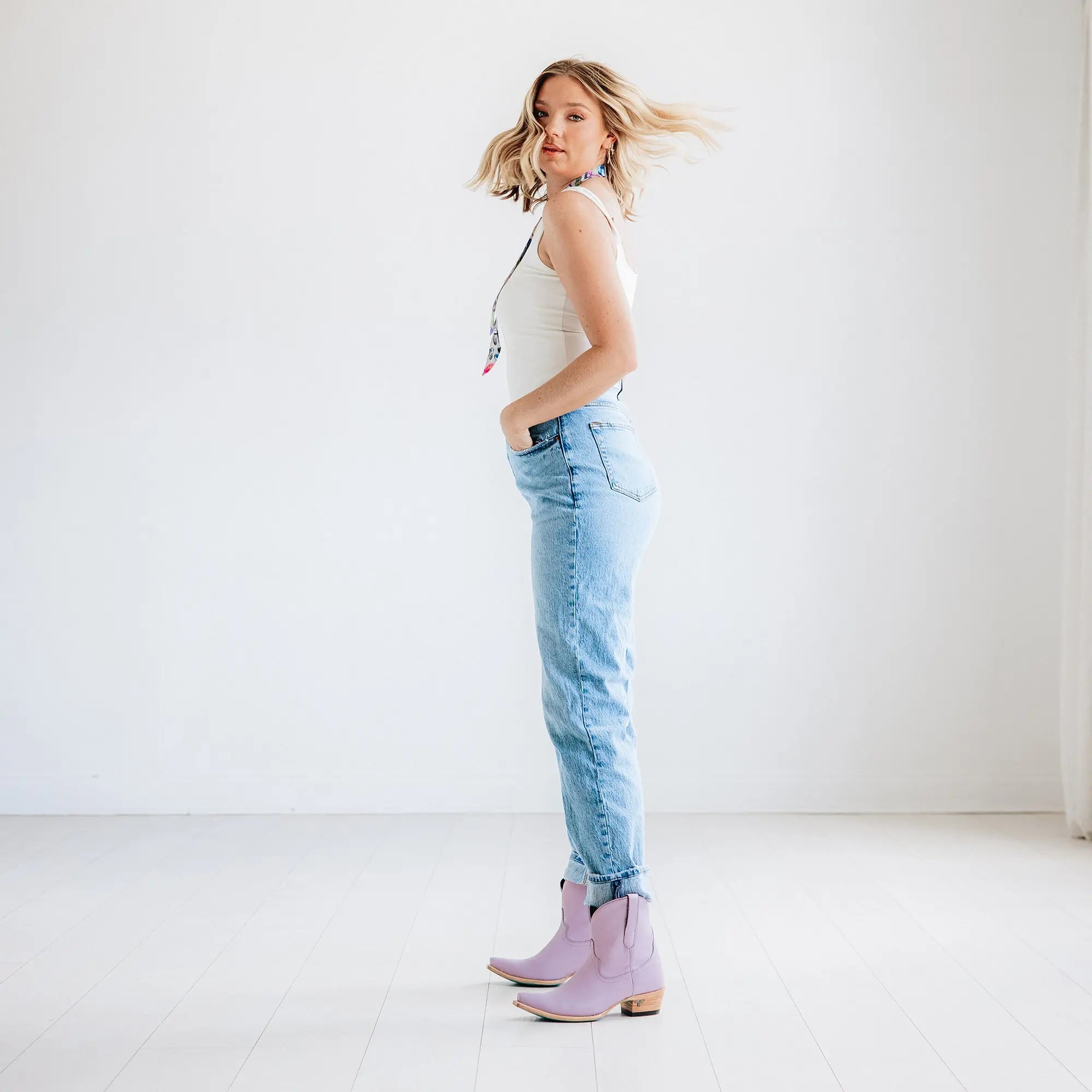 Emma Jane Bootie - Lovely Lavender Ladies Bootie Western Fashion by Lane