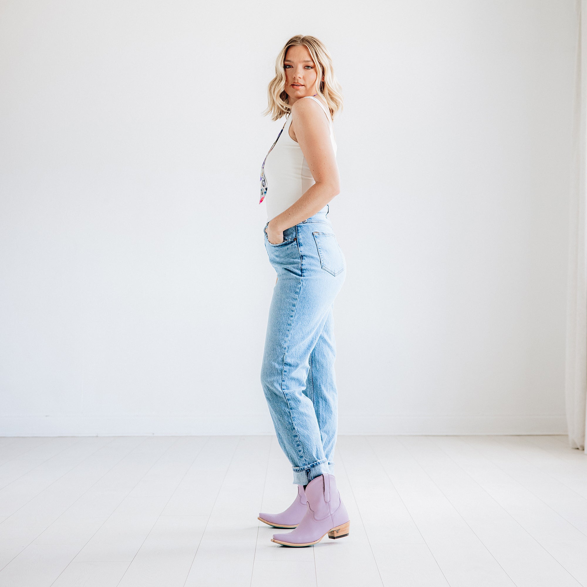Emma Jane Bootie - Lovely Lavender Ladies Bootie Western Fashion by Lane