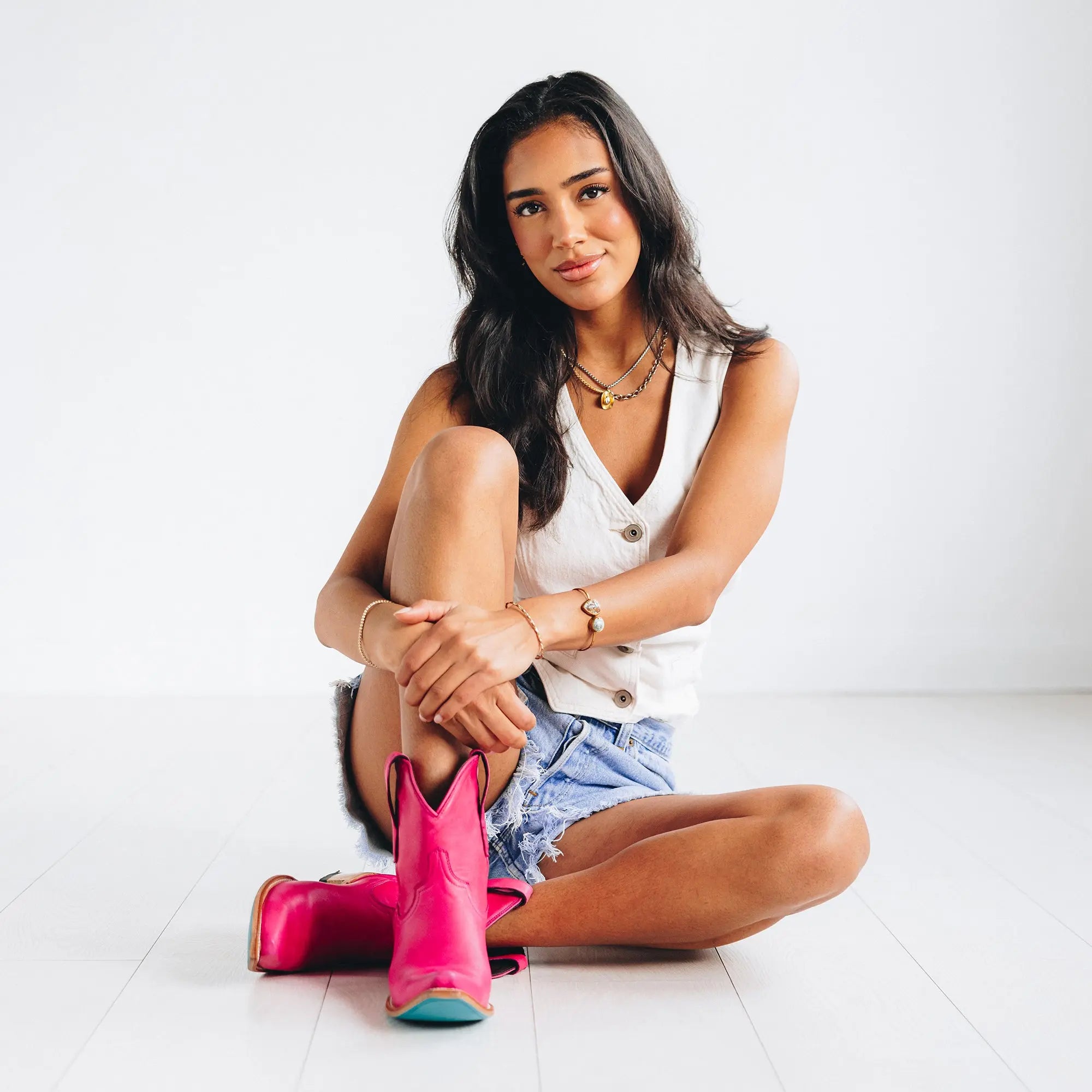 Emma Jane Bootie - Hot Pink Ladies Bootie Western Fashion by Lane