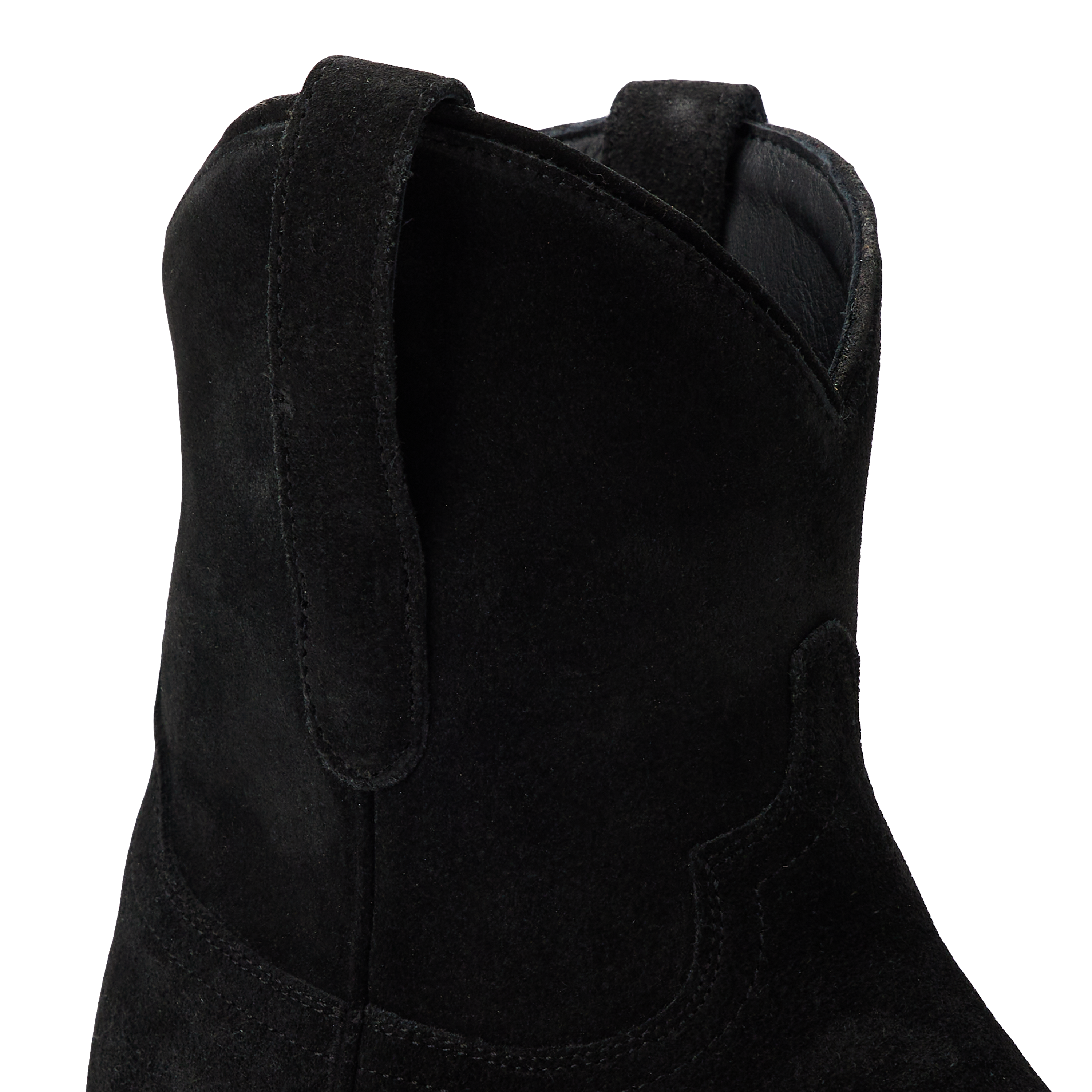 Emma Jane Bootie - Soft Black Suede Ladies Bootie Western Fashion by Lane