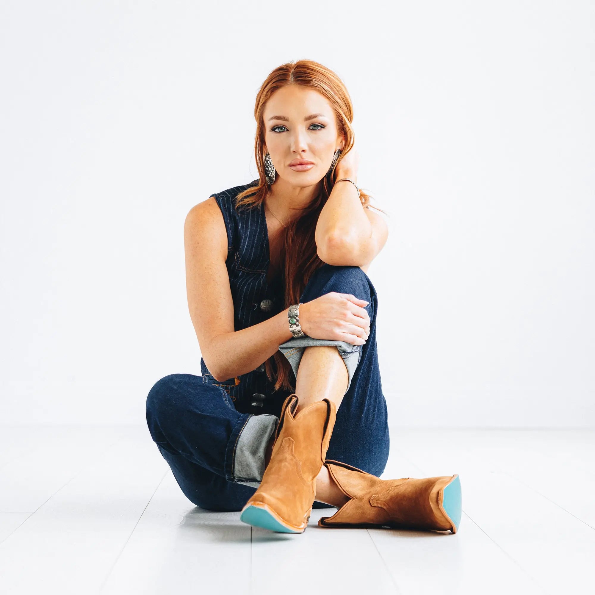 Emma Jane Bootie - Toffee Suede Ladies Bootie Western Fashion by Lane
