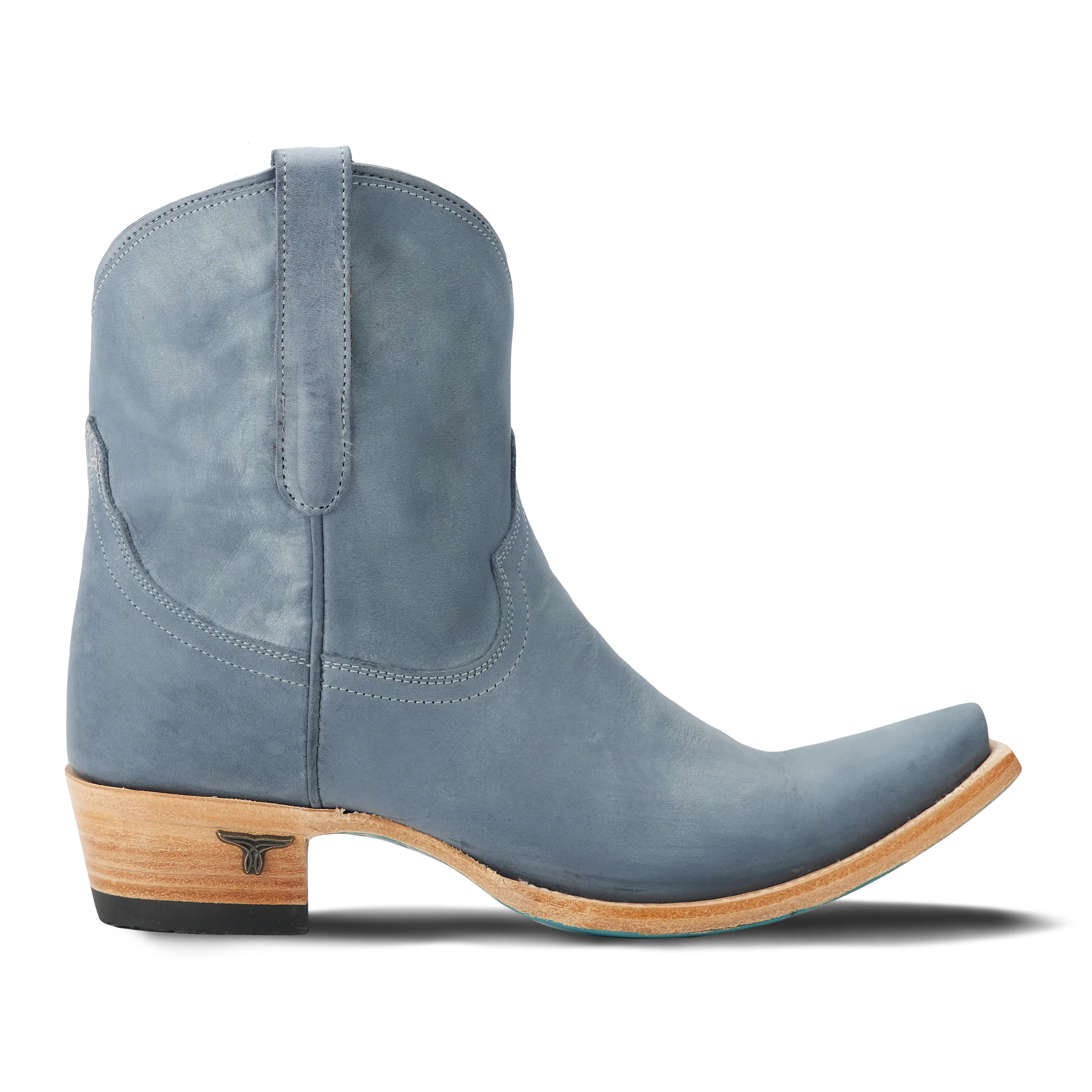 Emma Jane Bootie - Washed Denim Ladies Bootie Western Fashion by Lane