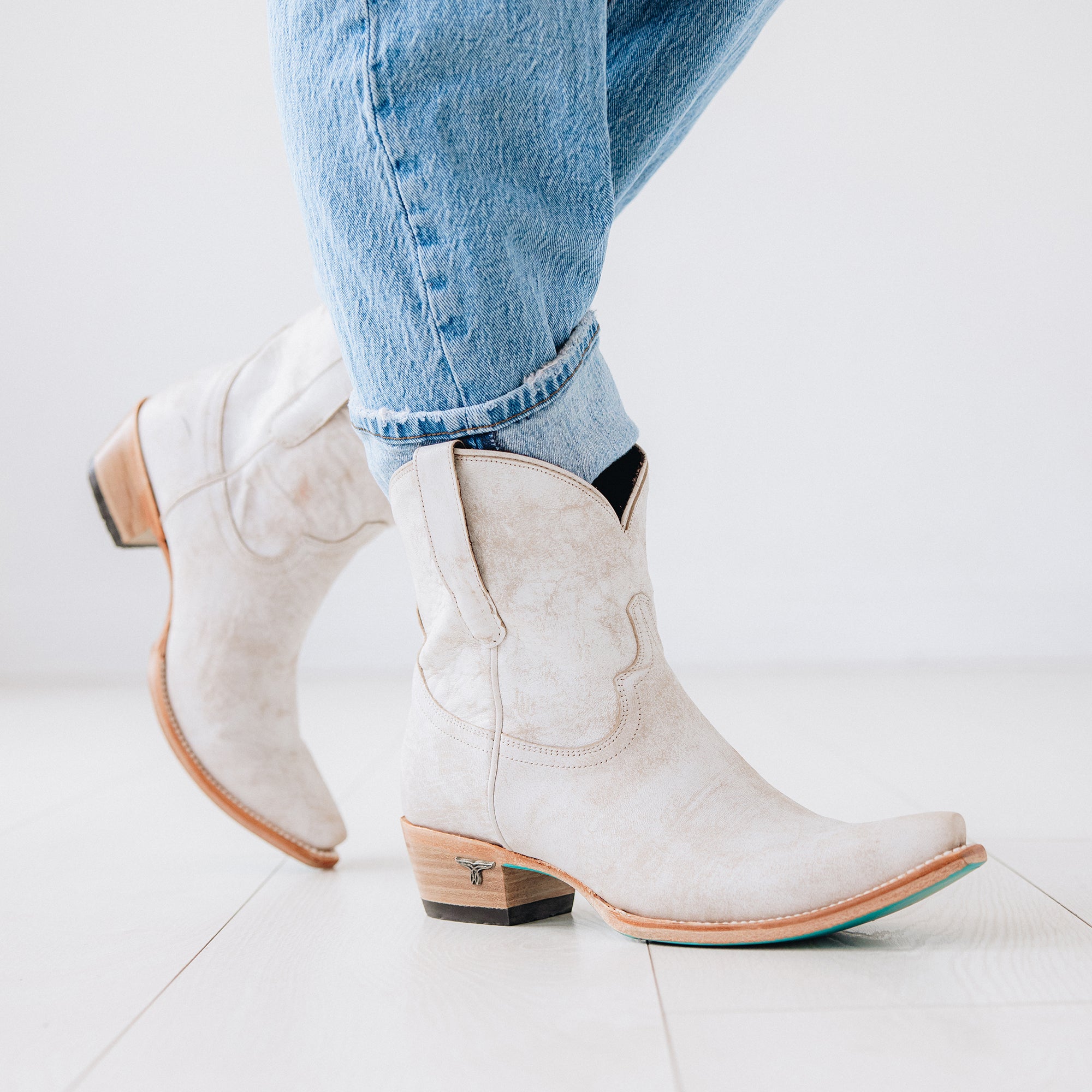 Emma Jane Bootie - Ceramic Crackle Ladies Bootie Western Fashion by Lane