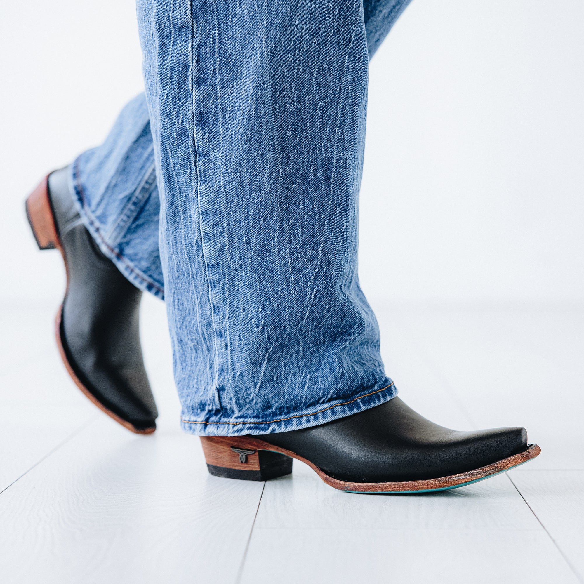 Emma Jane Bootie - Jet Black Ladies Bootie Western Fashion by Lane