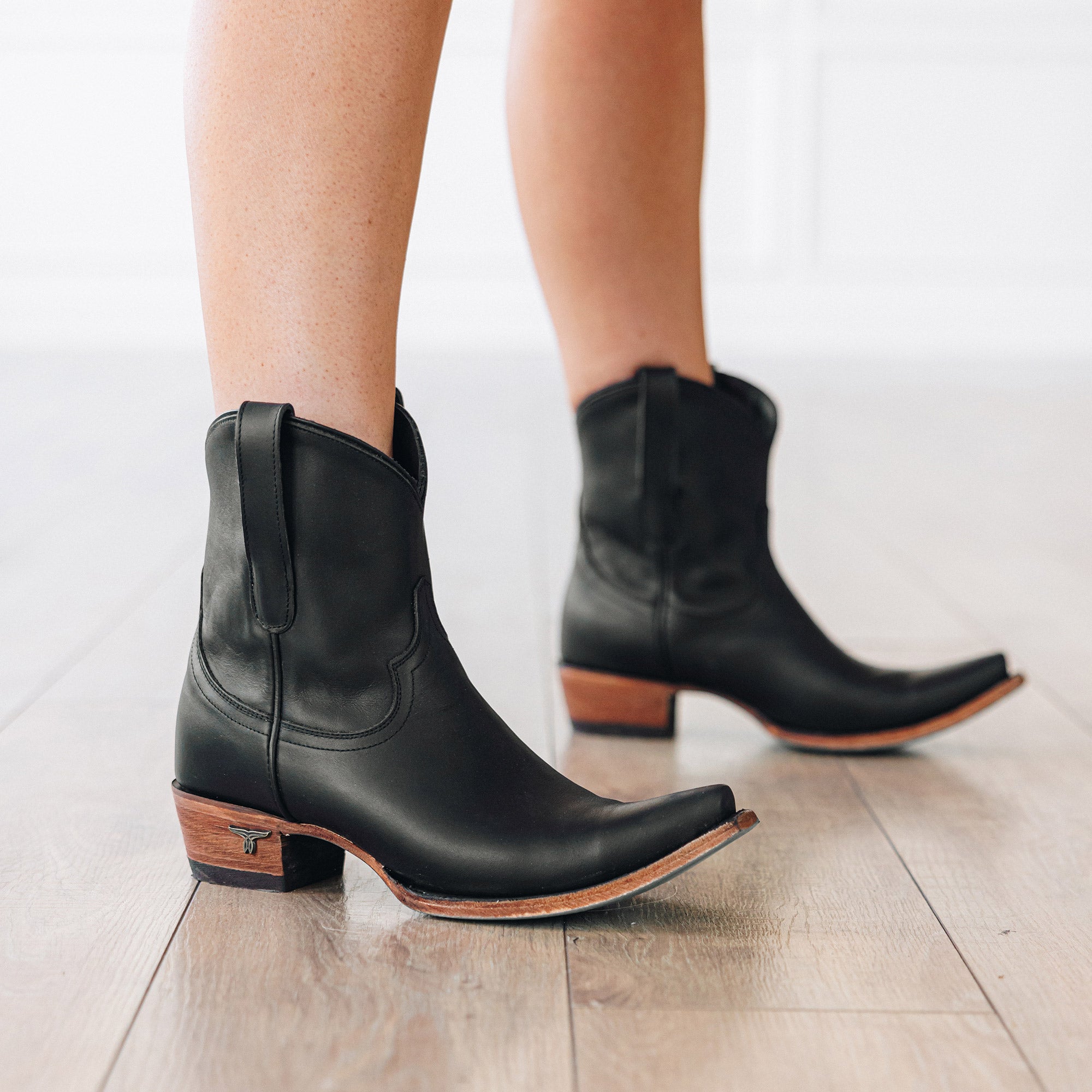 Emma Jane Bootie - Jet Black Ladies Bootie Western Fashion by Lane