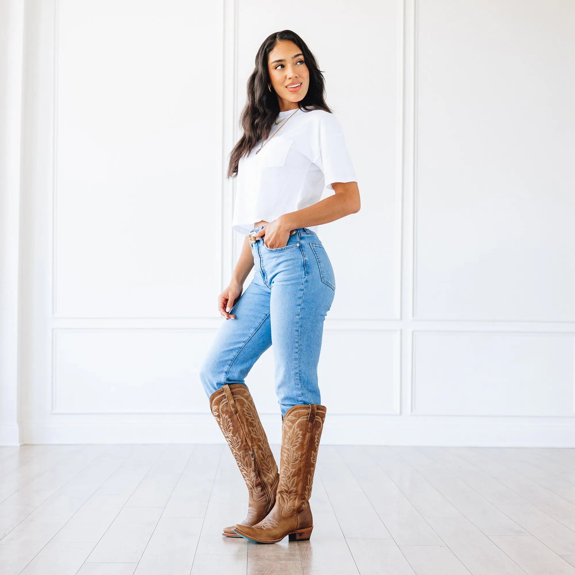 Sandaga Knee High - Desert Clay Ladies Boot Western Fashion by Lane