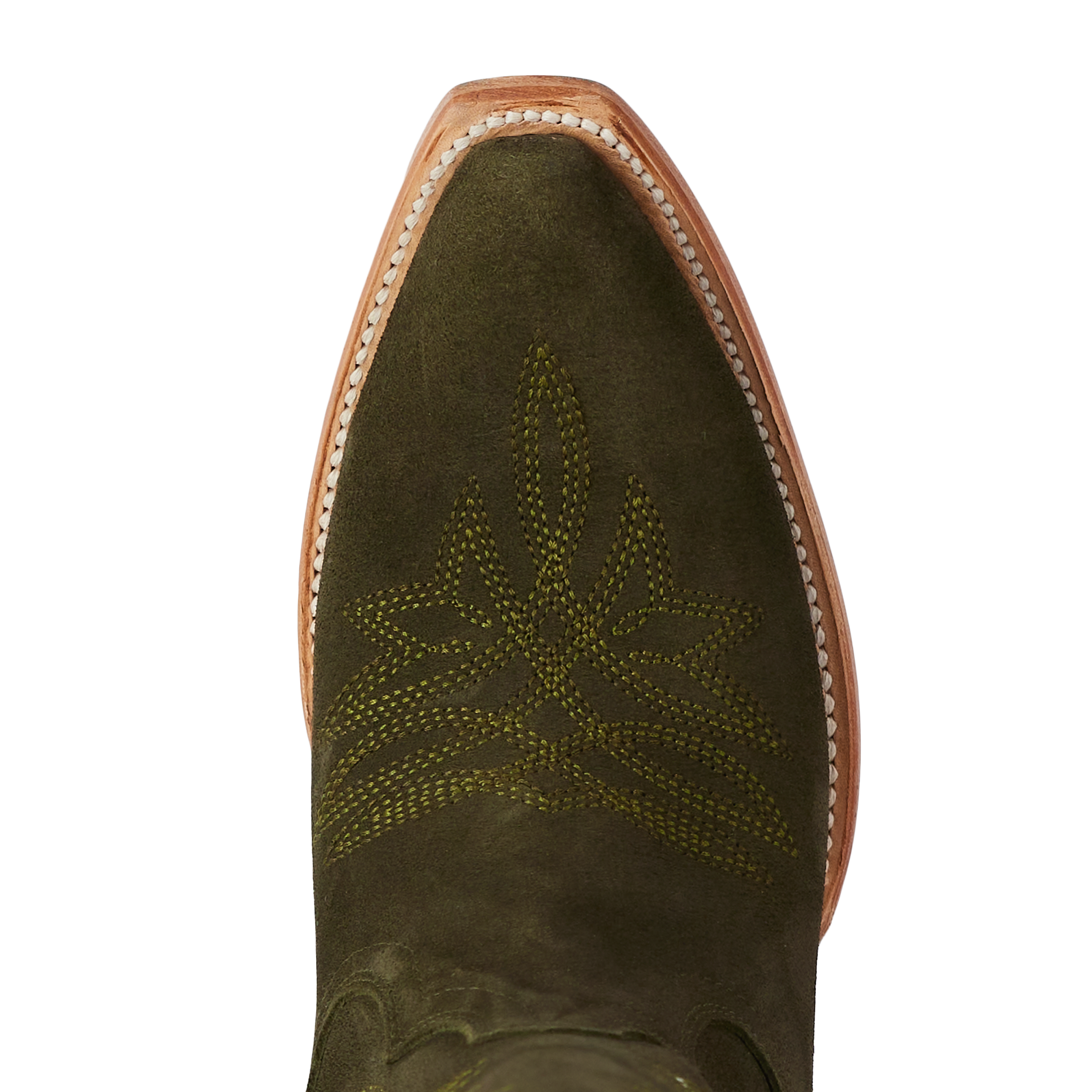 Sandaga Knee High - Olive Suede Ladies Boot Western Fashion by Lane